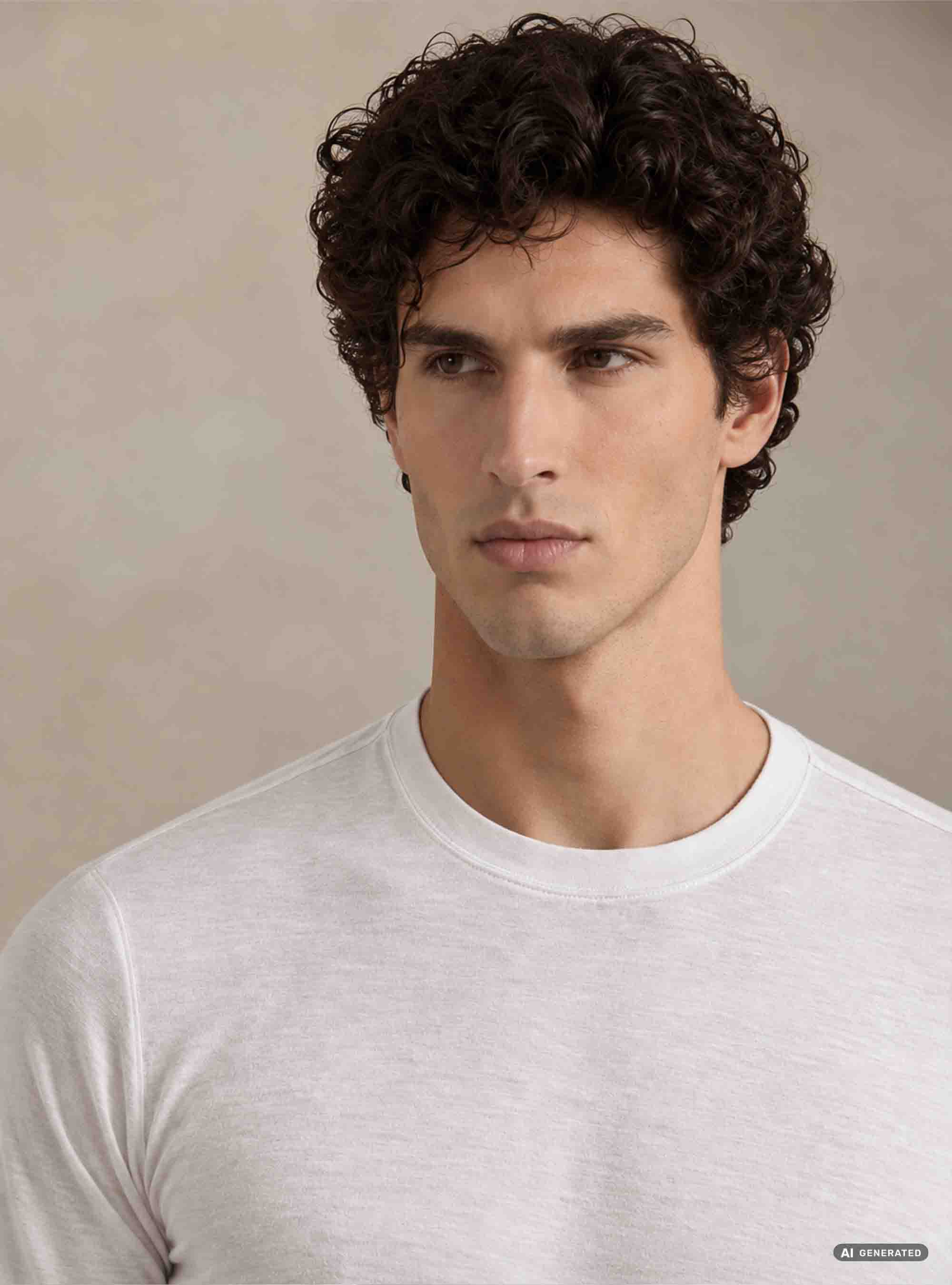T-shirt manica lunga in misto cashmere, 0055C OFF WHITE