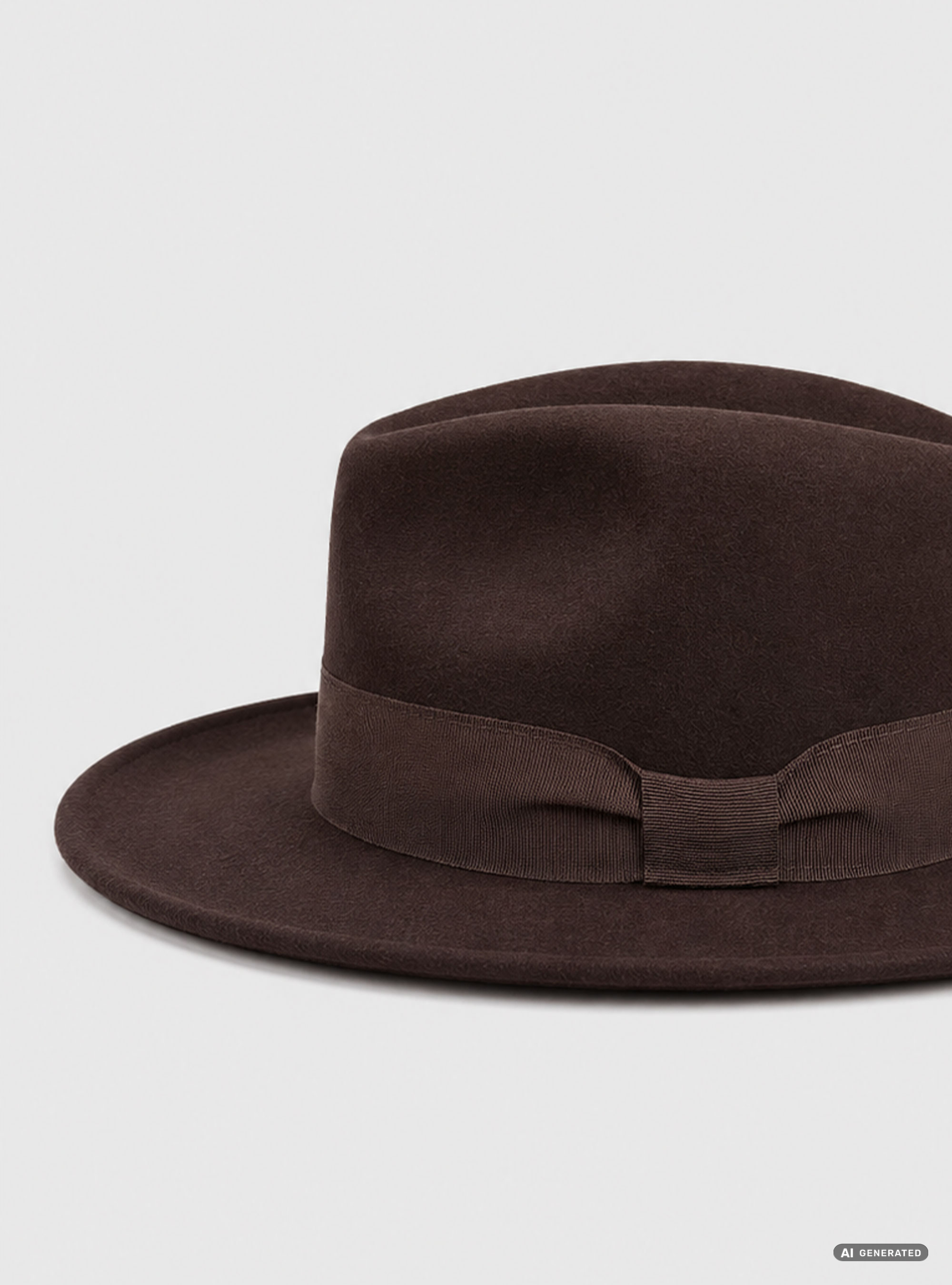 Cappello in lana merino water resistant, MARRONE