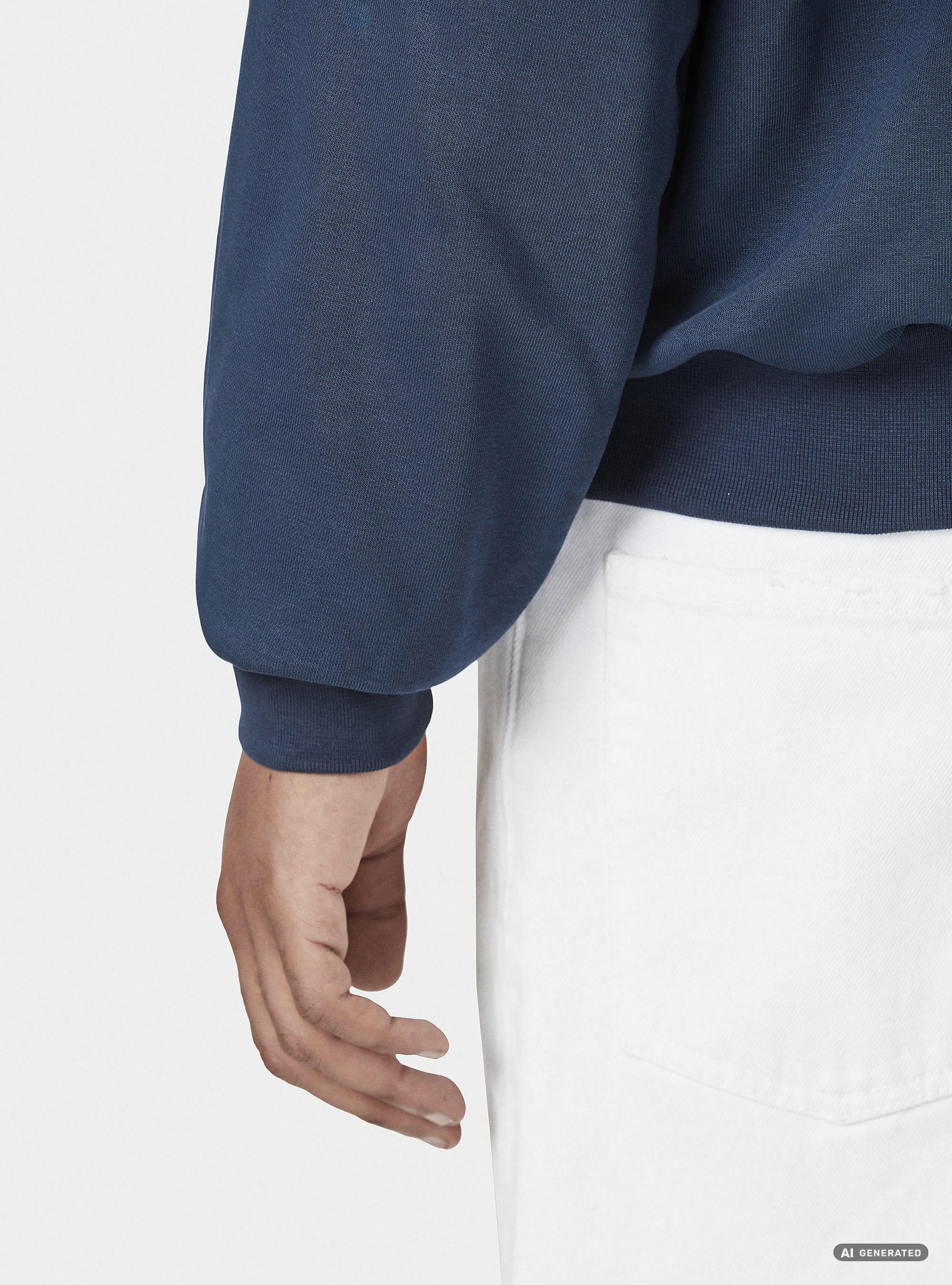 Felpa J'adore Sorrento in misto cotone, BLU NAVY