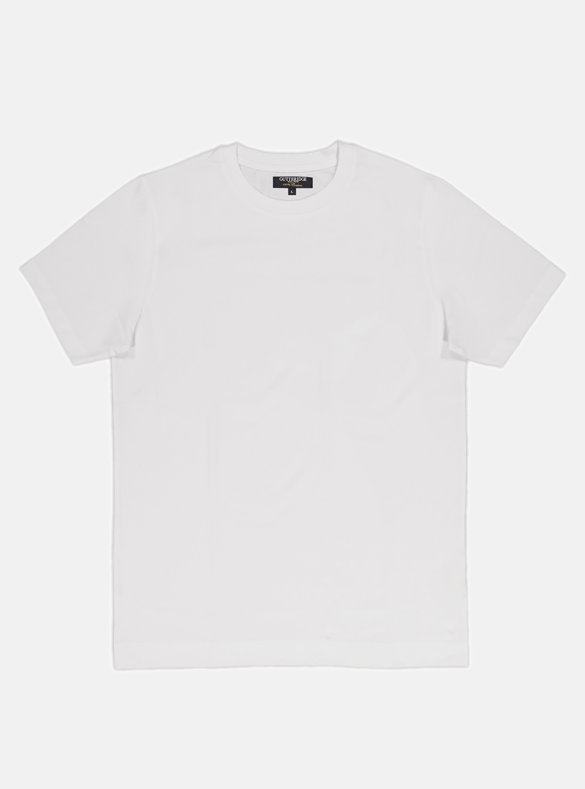 Tshirt mezza manica in jersey di cotone, BIANCO