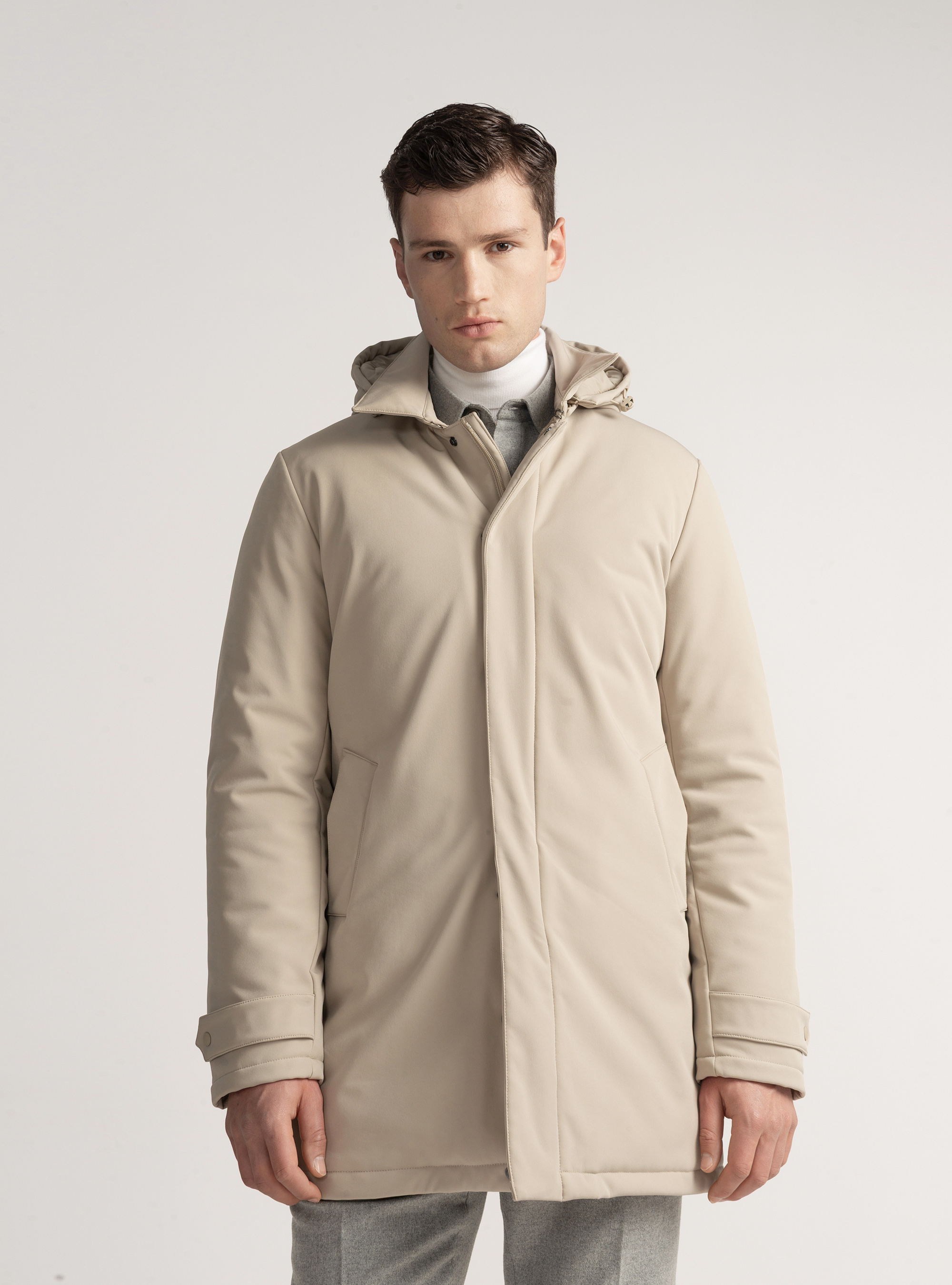 Parka tecnico con imbottitura 3M thinsulate, SABBIA