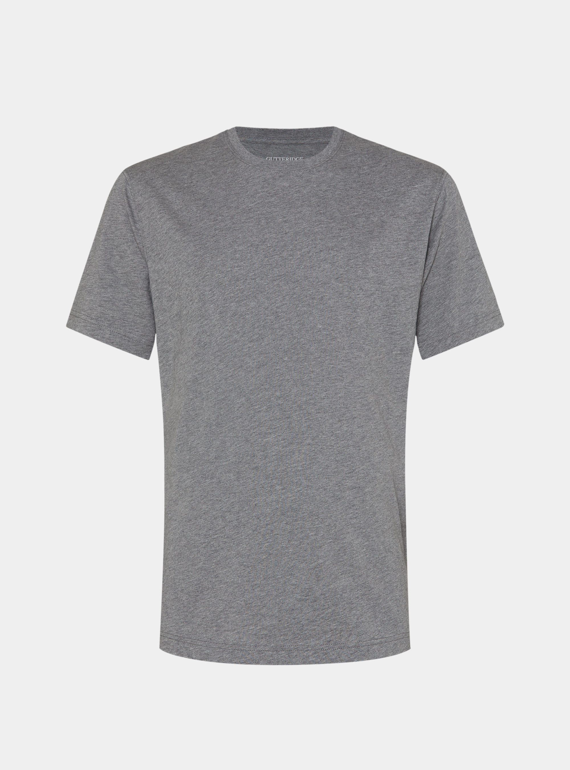 T-shirt mezza manica in cotone Supima, GRIGIO CHIARO