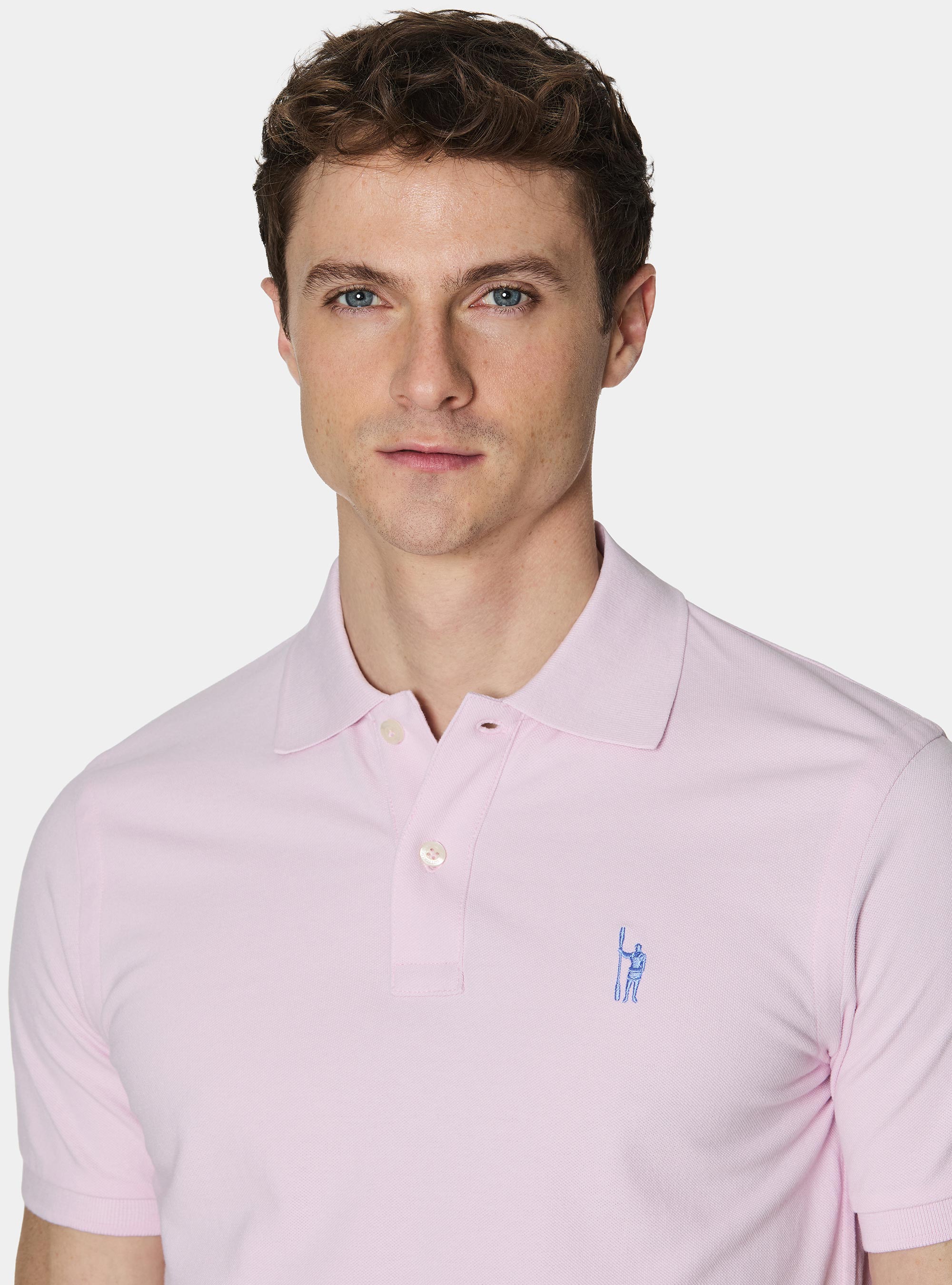 Polo classica in piquet, ROSA CHIARO 0466C