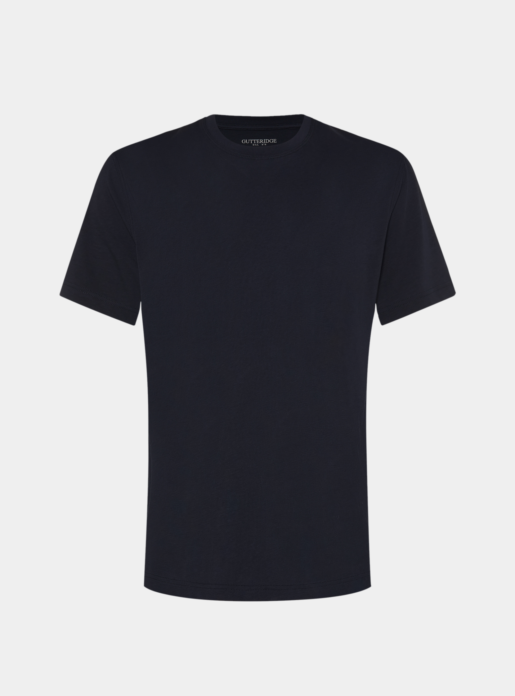 T-shirt mezza manica in cotone Supima, BLU NAVY