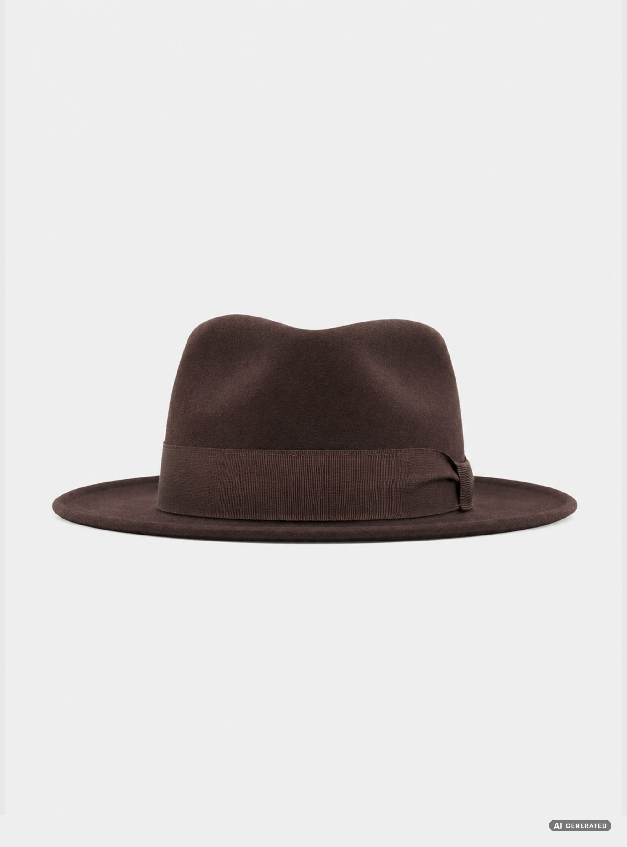 Cappello in lana merino water resistant, MARRONE