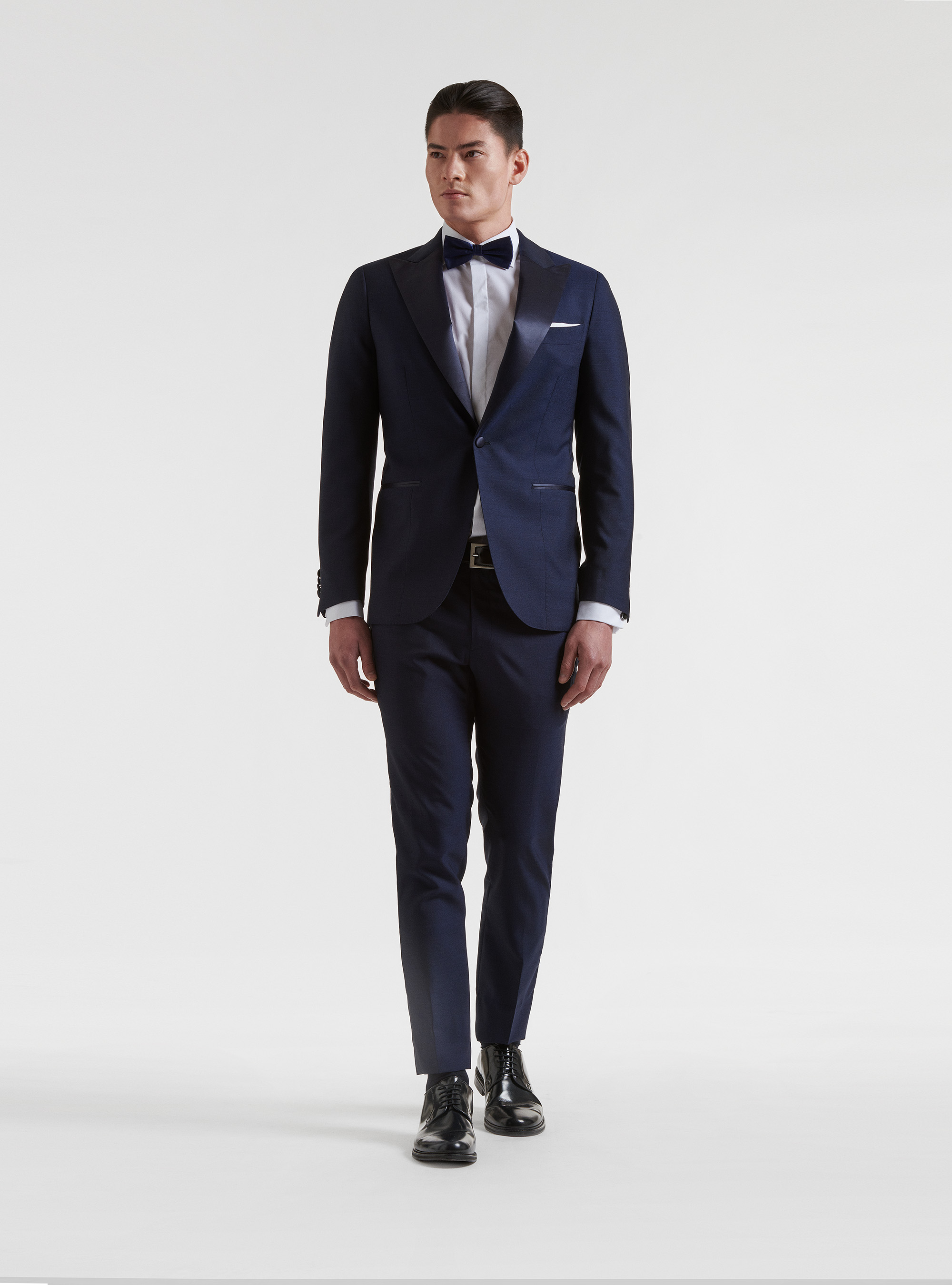 Smoking navy in pura lana Vitale Barberis Canonico, 