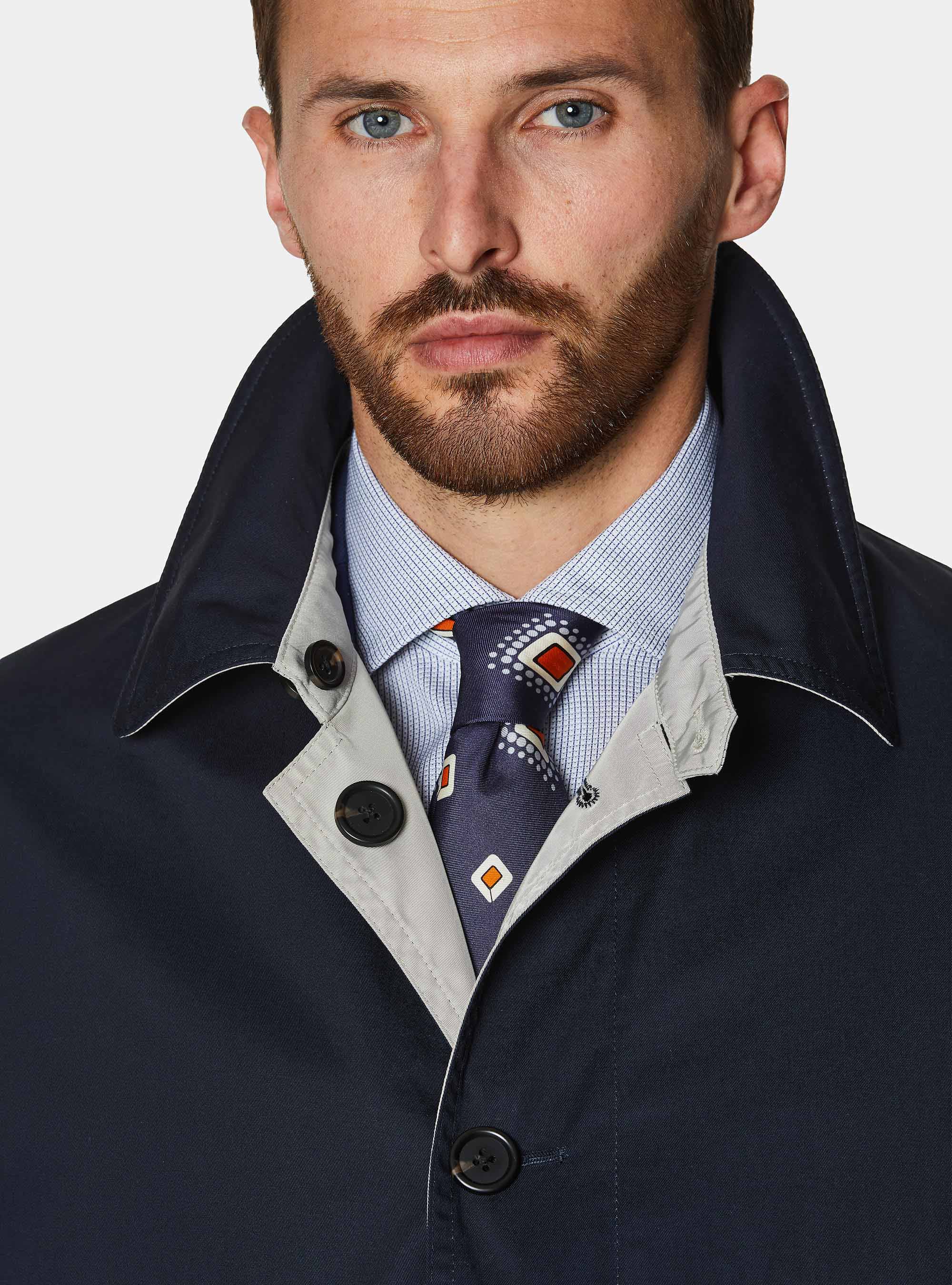 Impermeabile reversibile, BLU NAVY