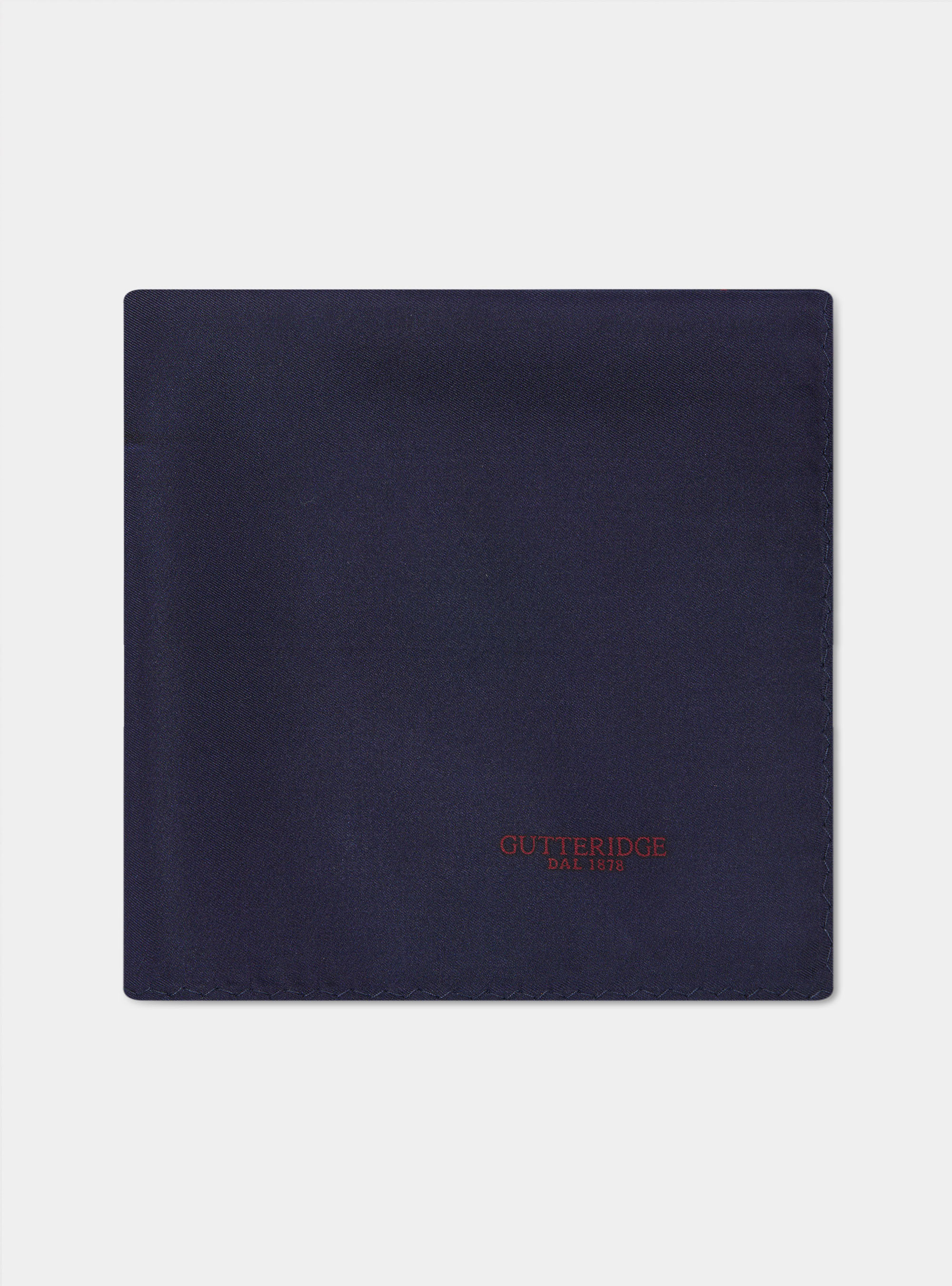 Pochette in seta fantasia stampata, BORDEAUX
