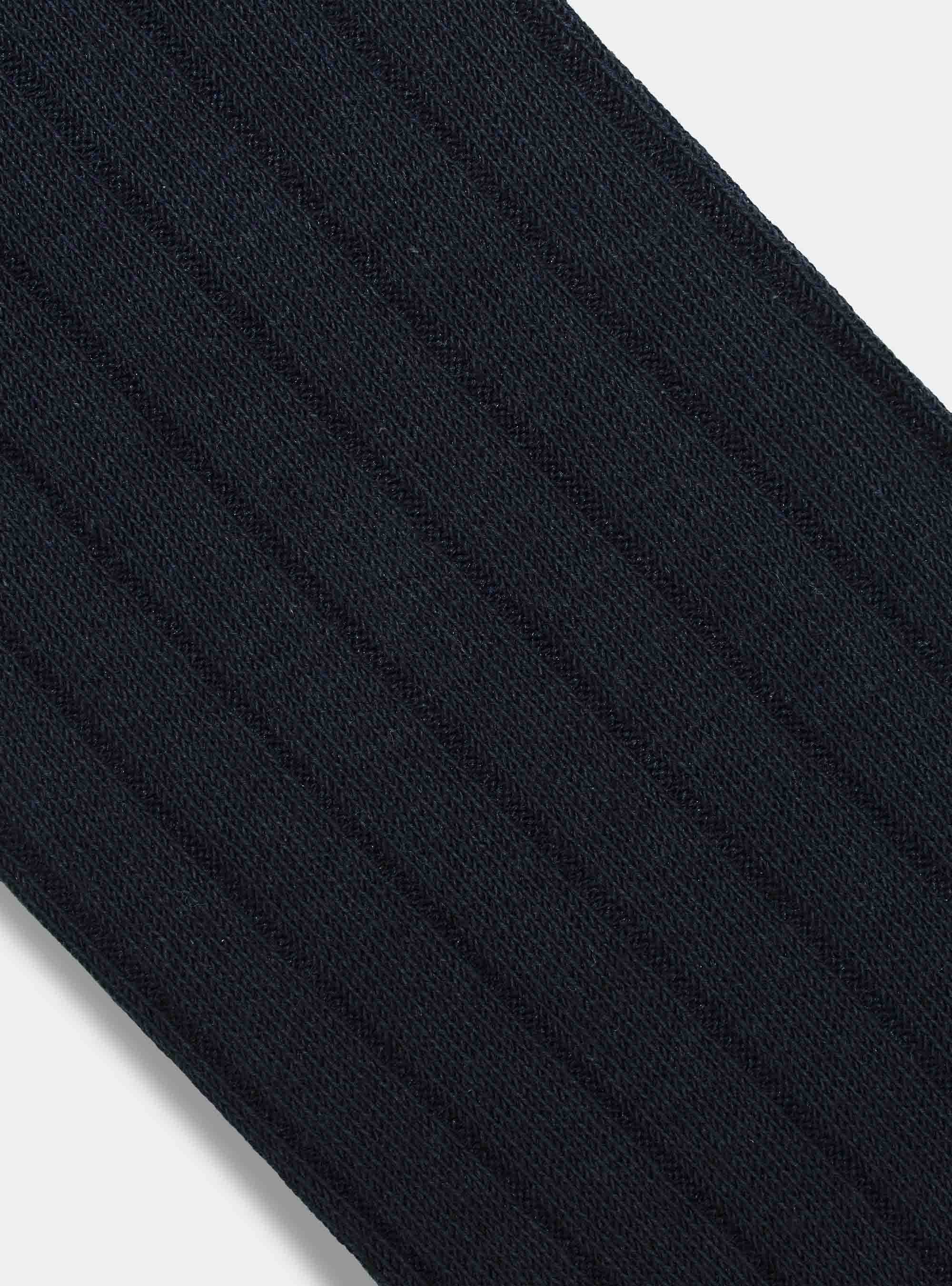 Calzini a costina con ricamo, BLU NAVY