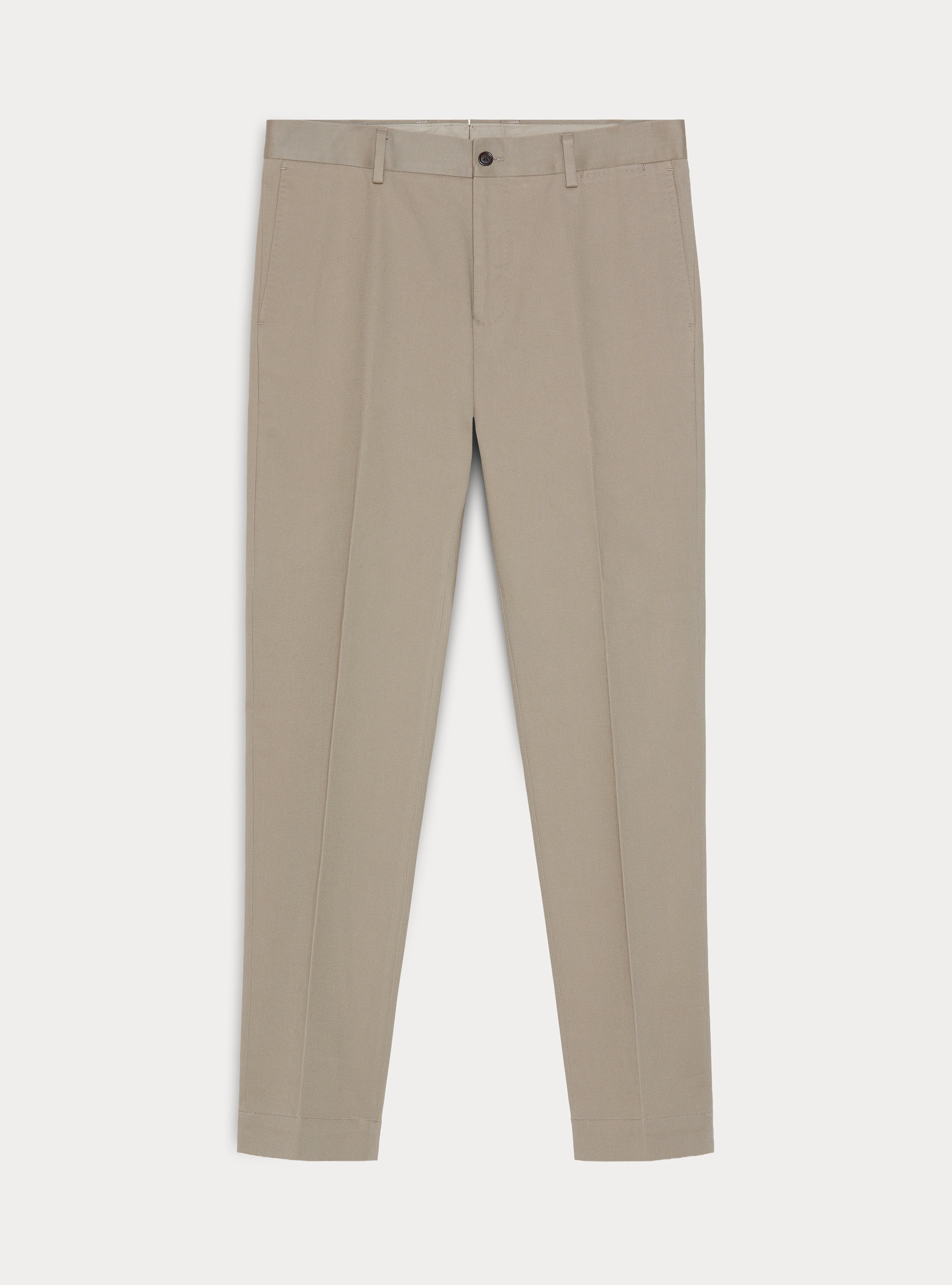 Pantaloni in cotone smerigliato, FANGO 0568C