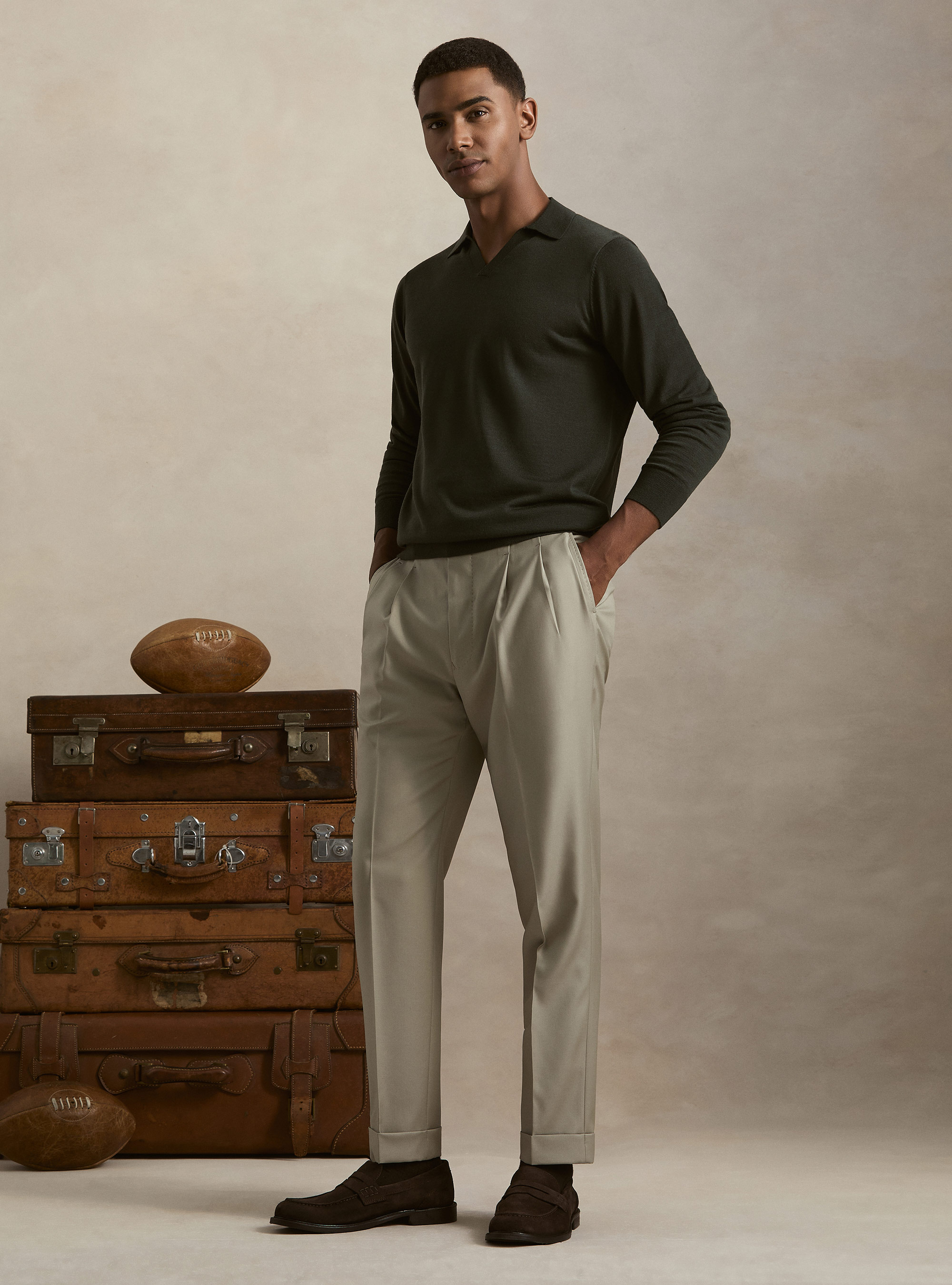 Style suggestions - Buttonless polo shirt, 