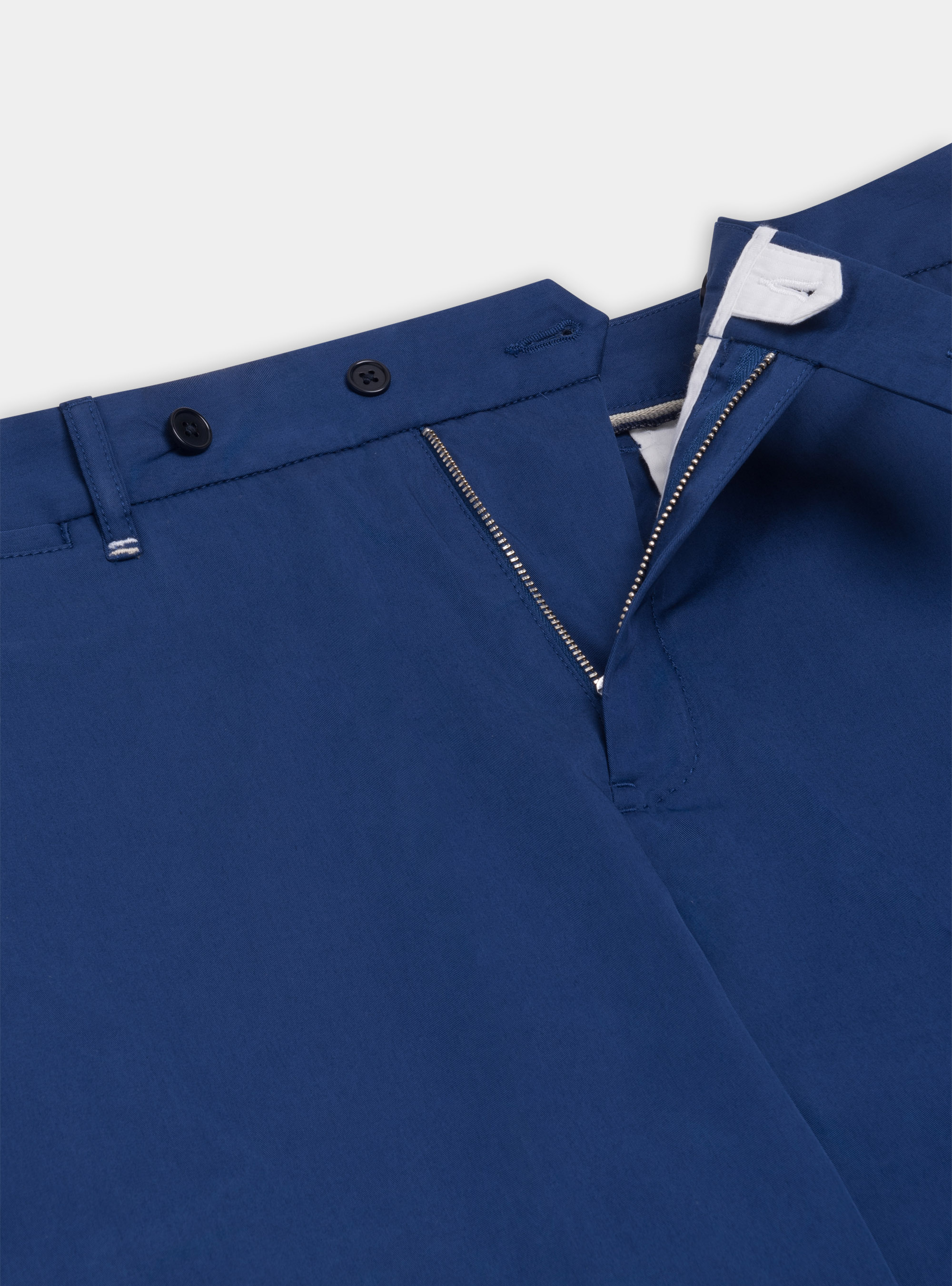 Bermuda in twill di cotone leggero, BLU
