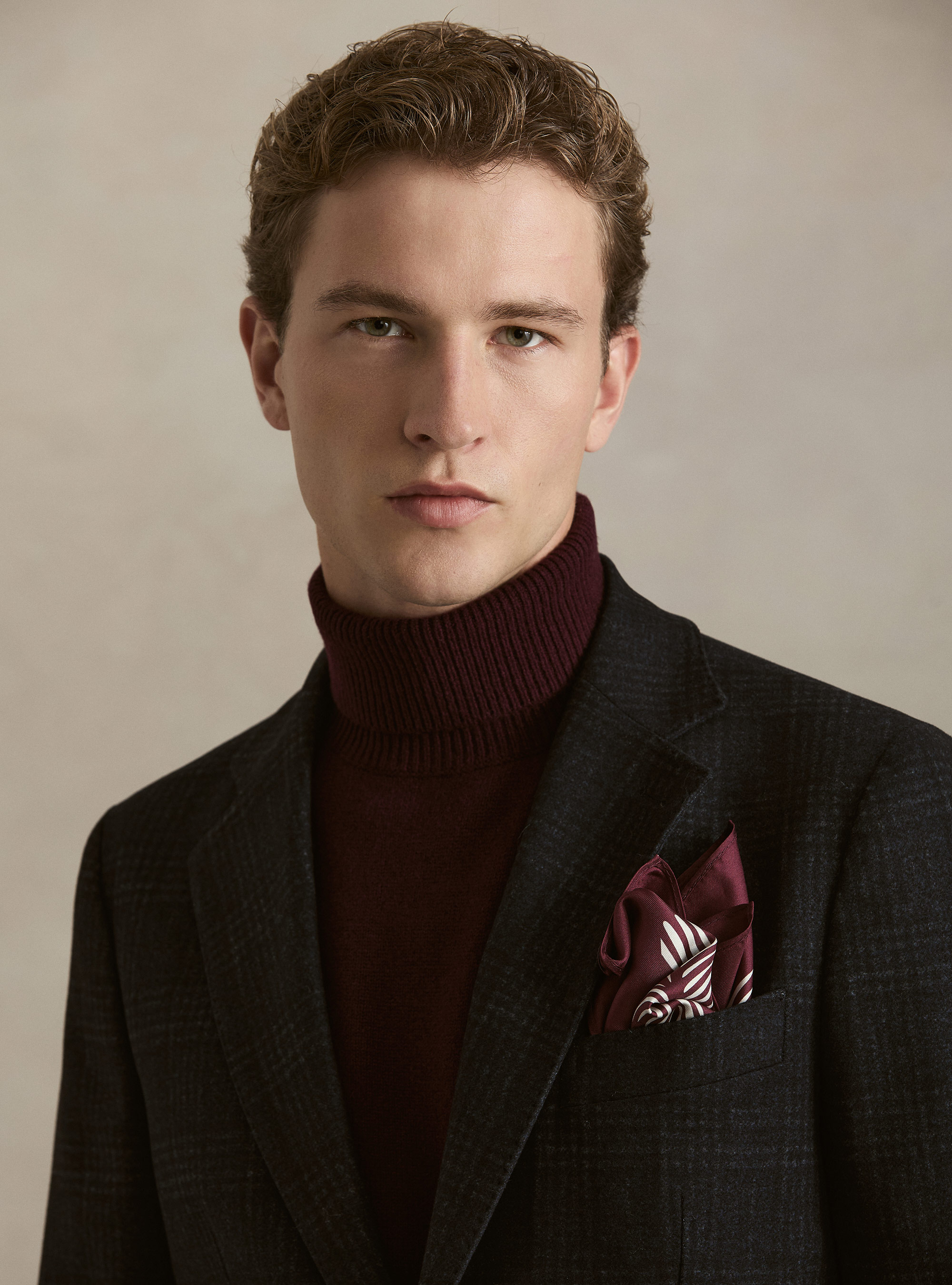 Giacca monopetto in jersey stampato, BLU NAVY