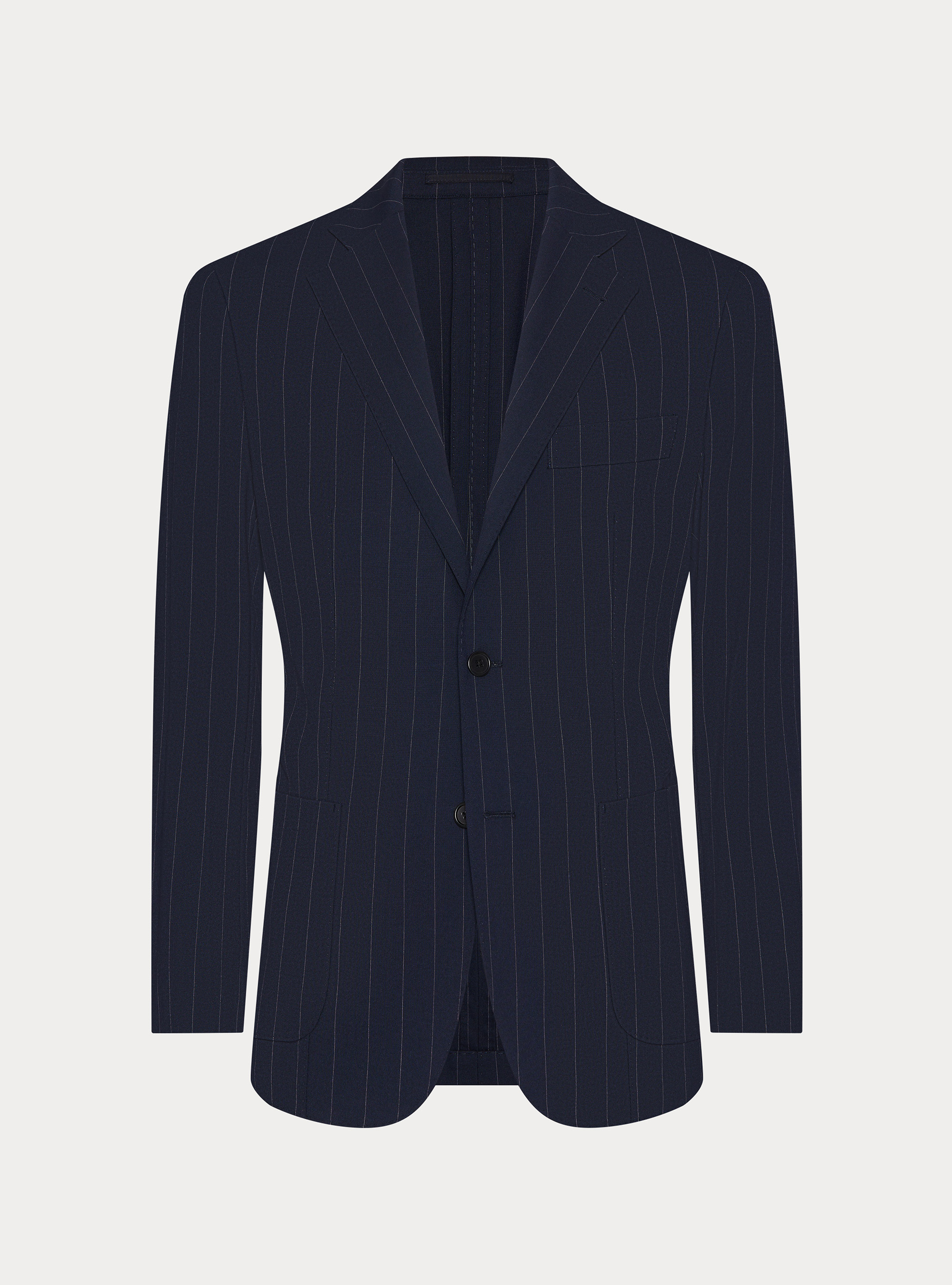 Giacca monopetto per abito gessato, BLU NAVY