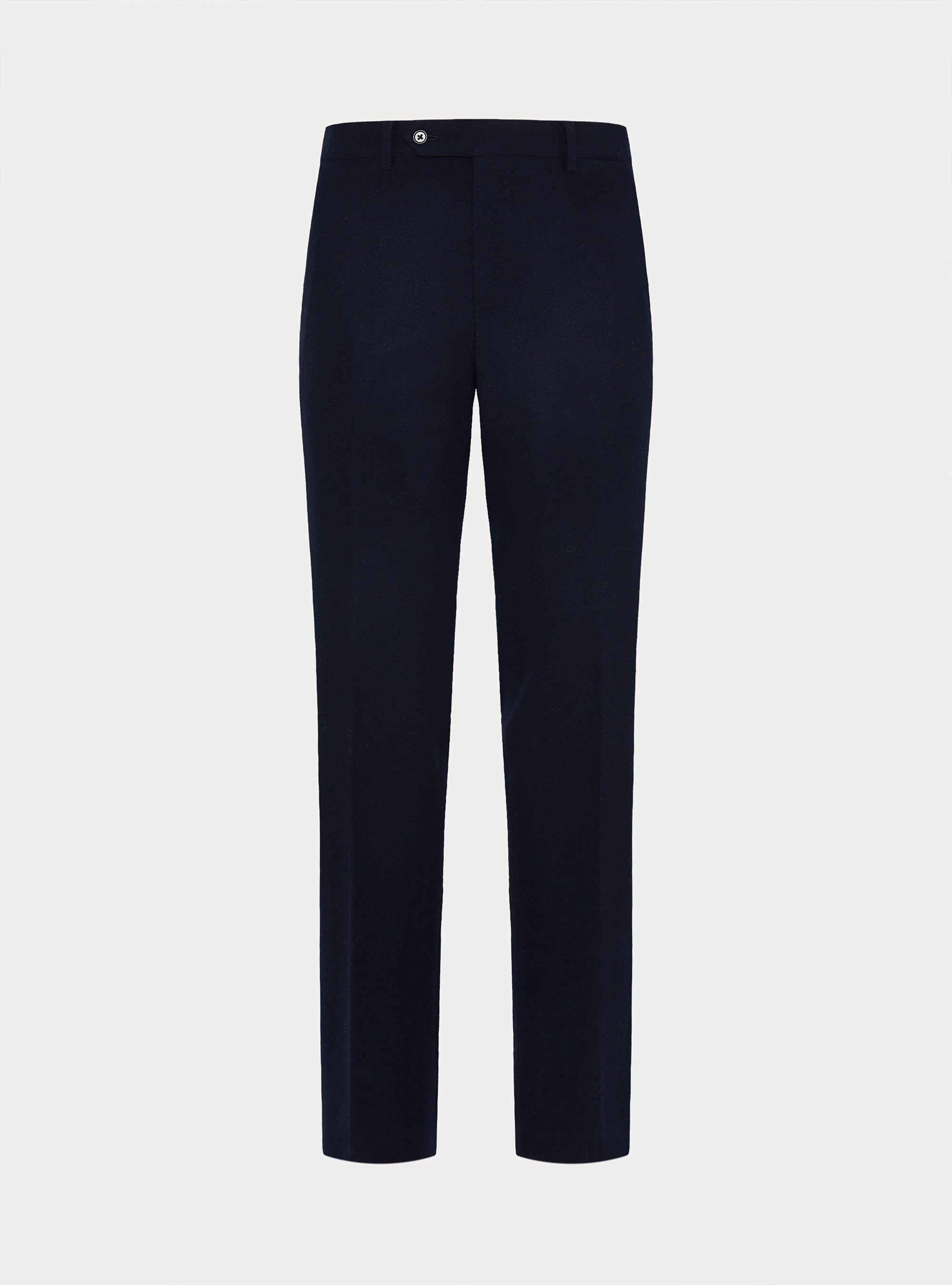Pantaloni in flanella misto lana, BLU NAVY