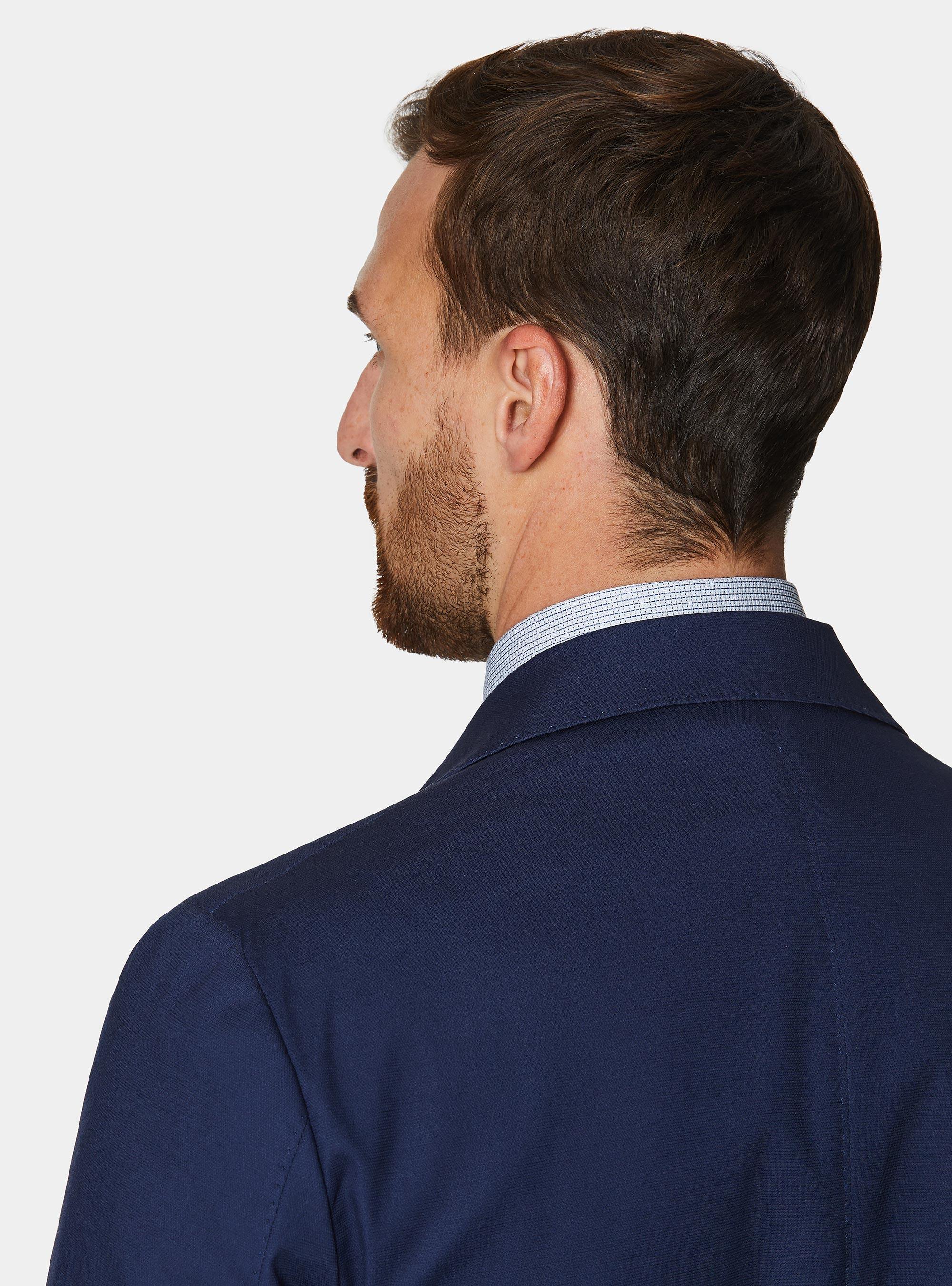 Giacca abito in cotone, BLU