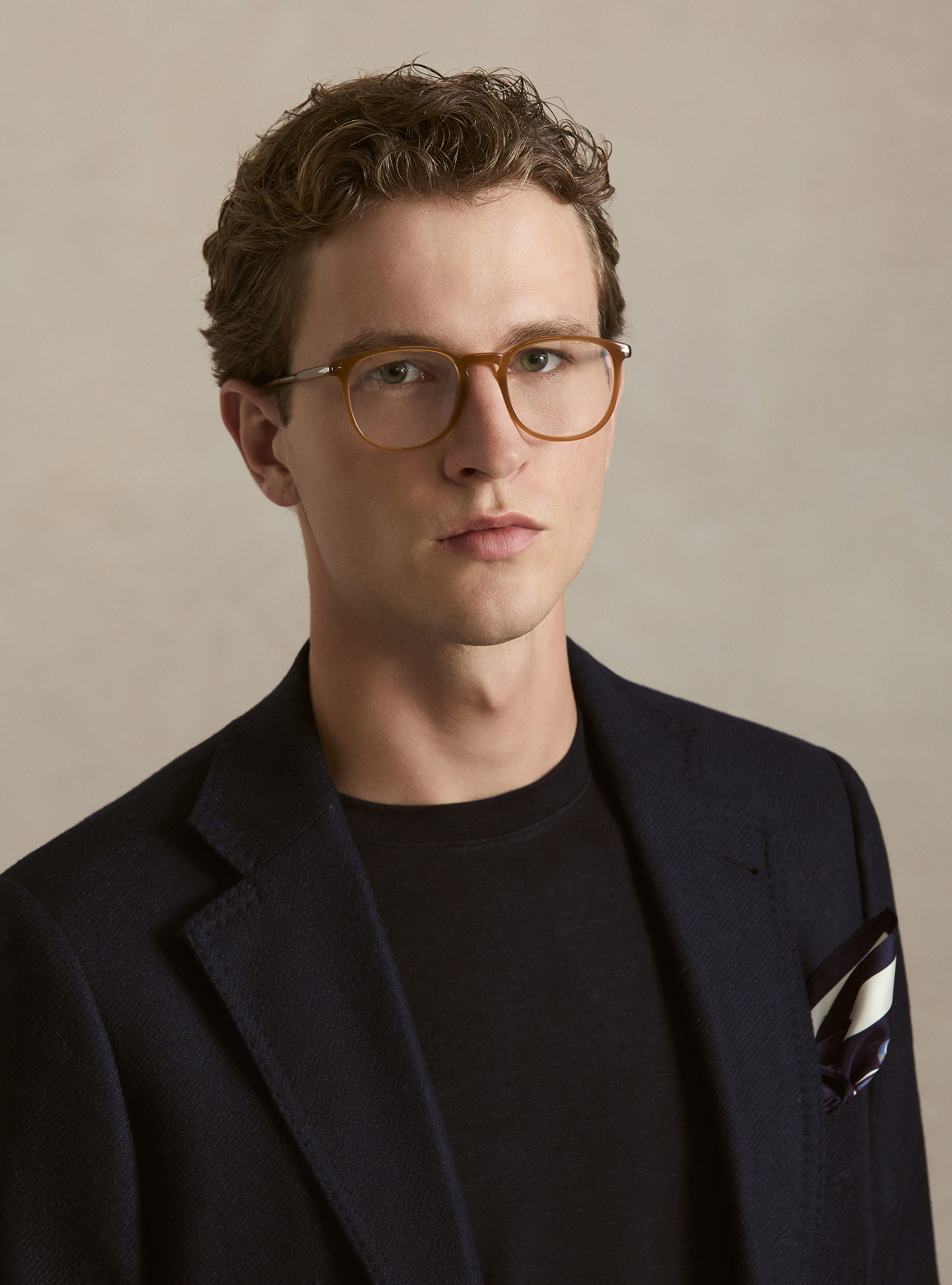 Giacca in lana cashmere Lanificio di Pray, BLU NAVY