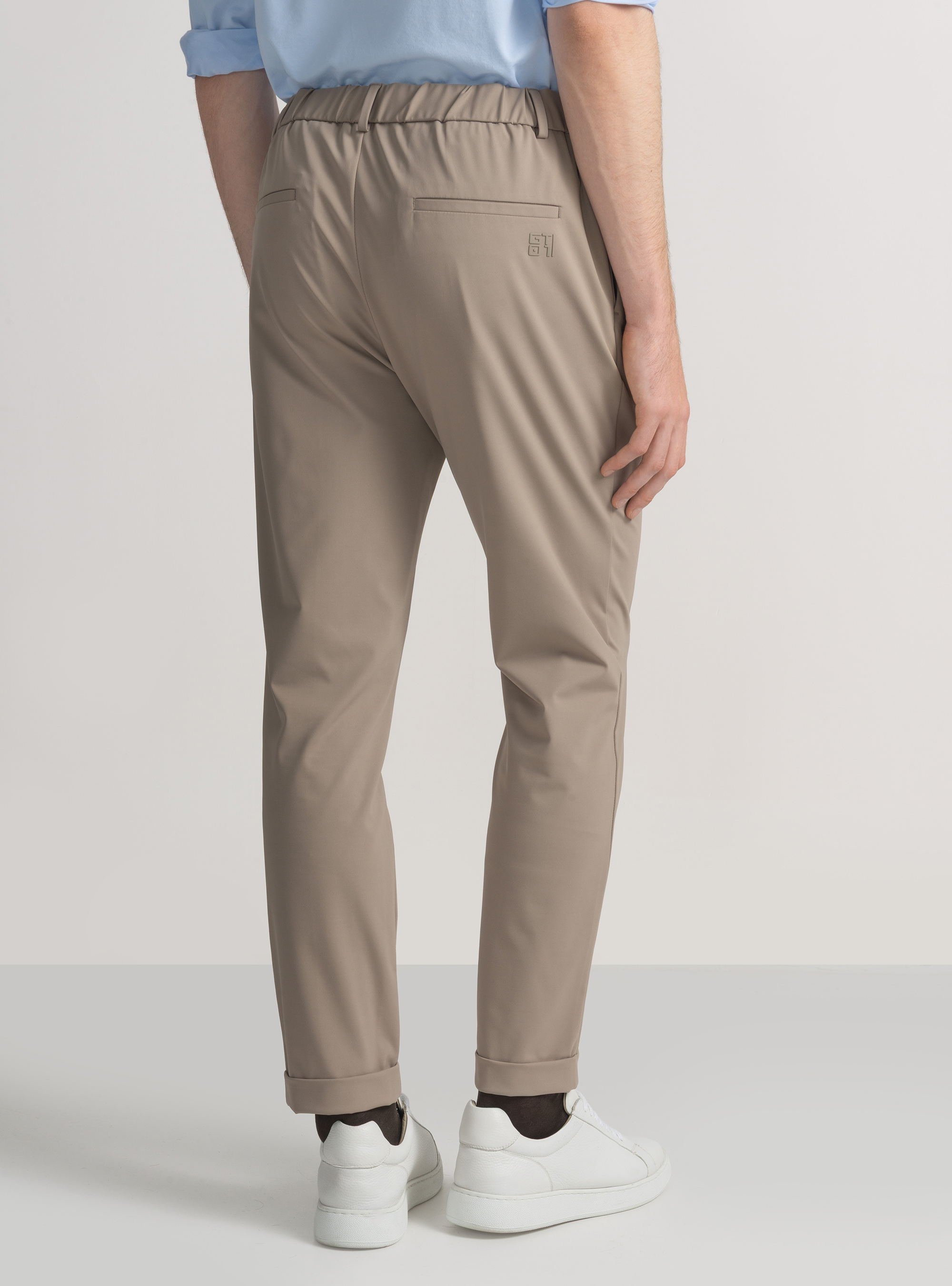 Pantaloni GT01 in nylon elasticizzato, FANGO