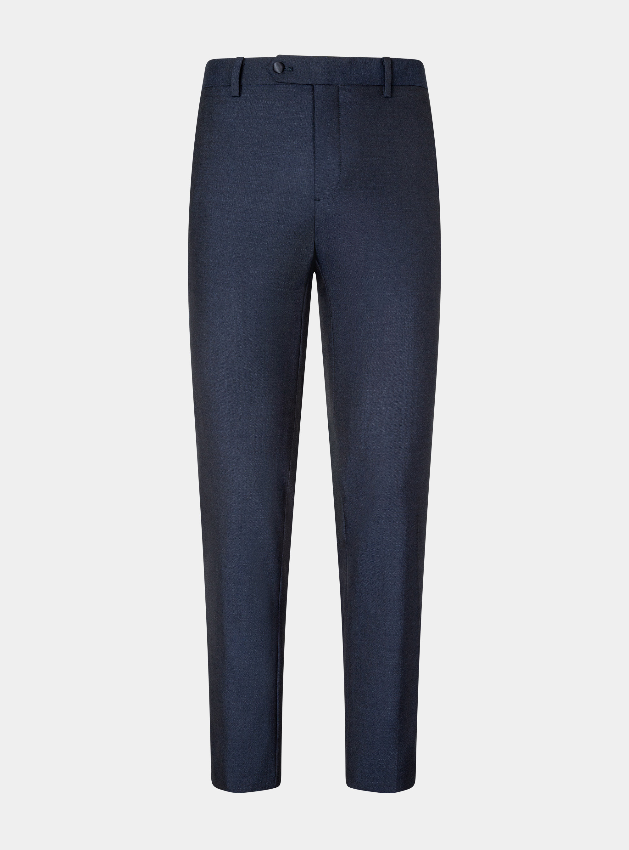 Pantaloni smoking in pura lana Vitale Barberis Canonico, BLU NAVY