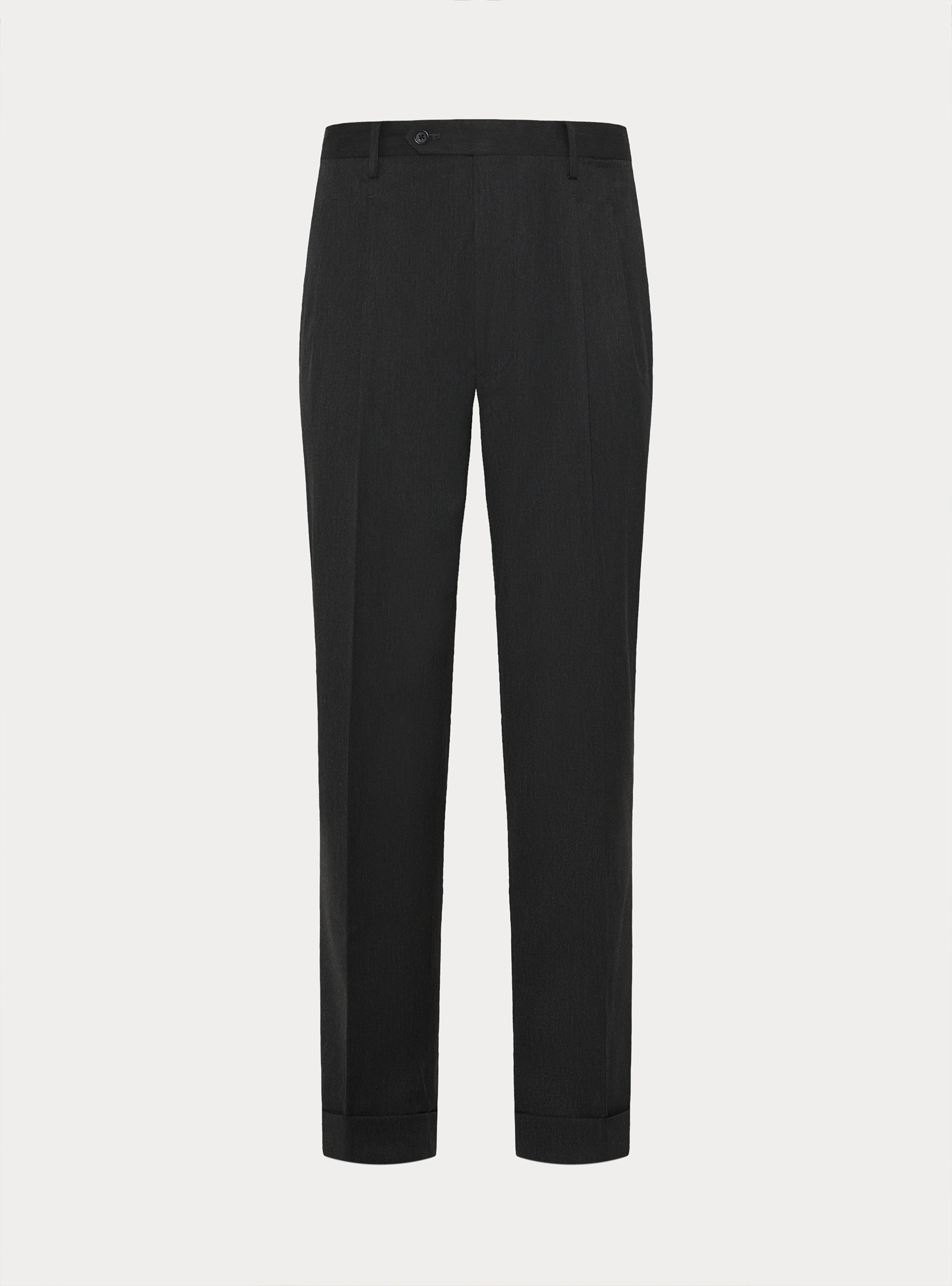 Pantaloni classici con pince, ASFALTO