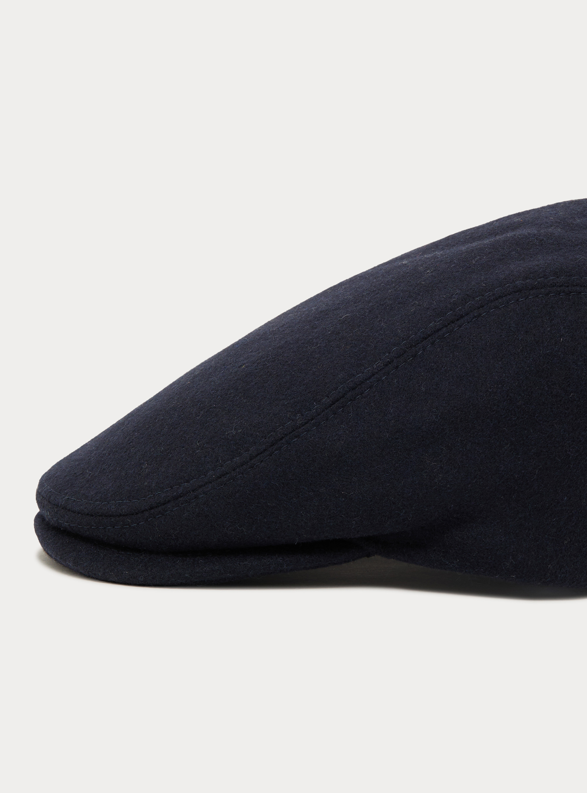Coppola tinta unita in misto lana, BLU NAVY