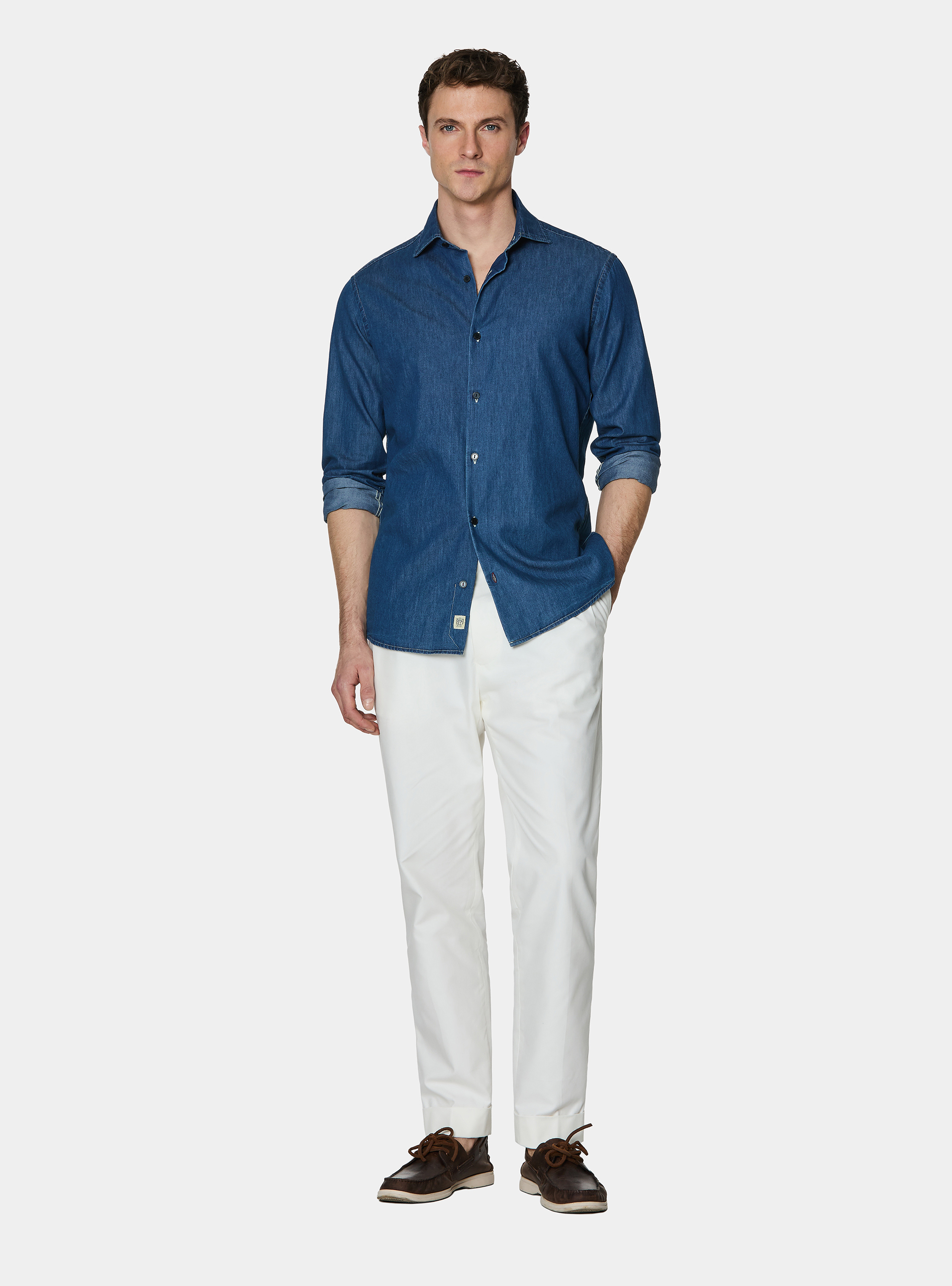 Camicia denim, BLU