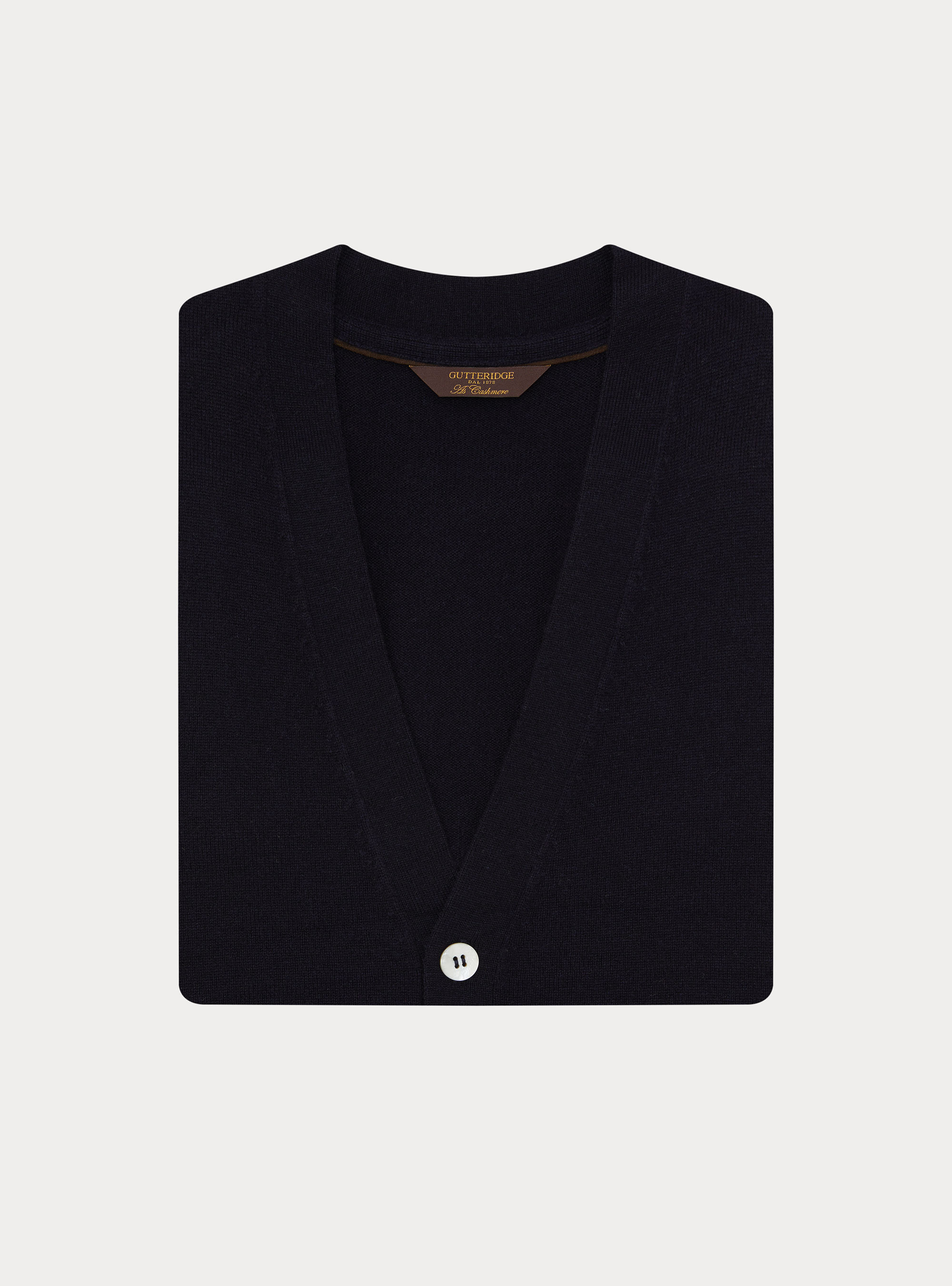 Gilet in maglia in lambswool e cashmere, BLU NAVY