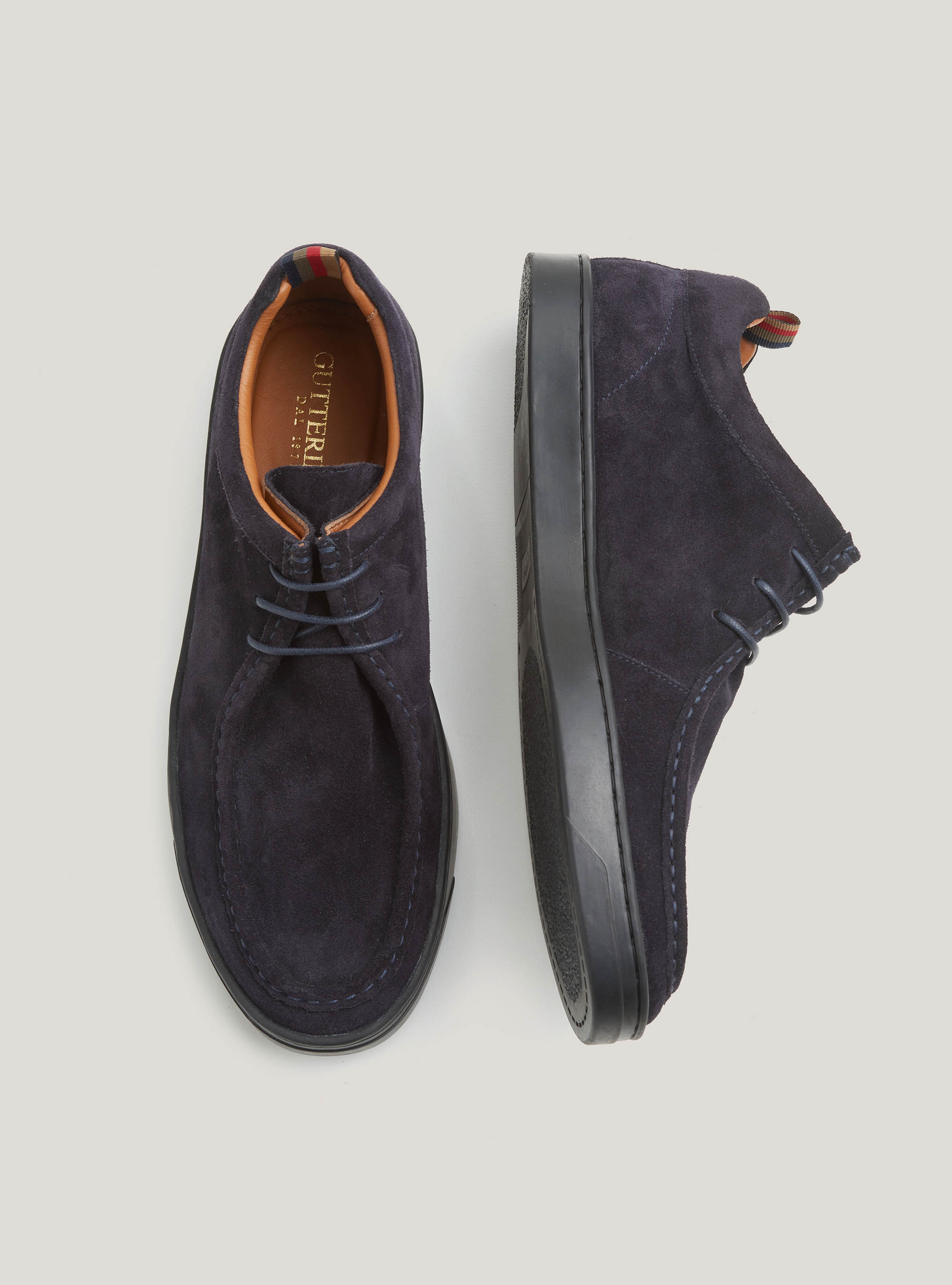 Scarpe in suede, BLU NAVY