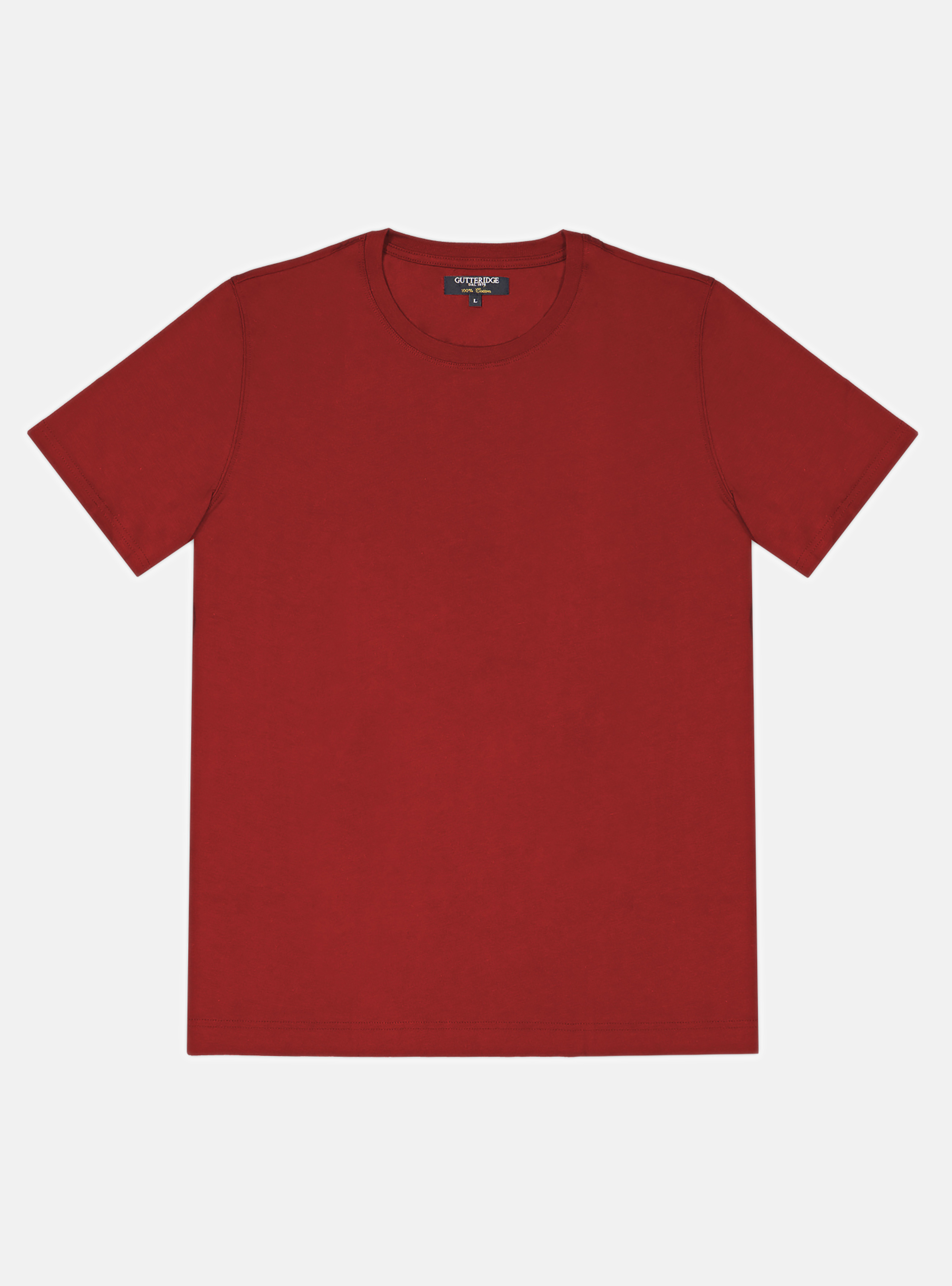 Tshirt mezza manica in jersey di cotone, ROSSO