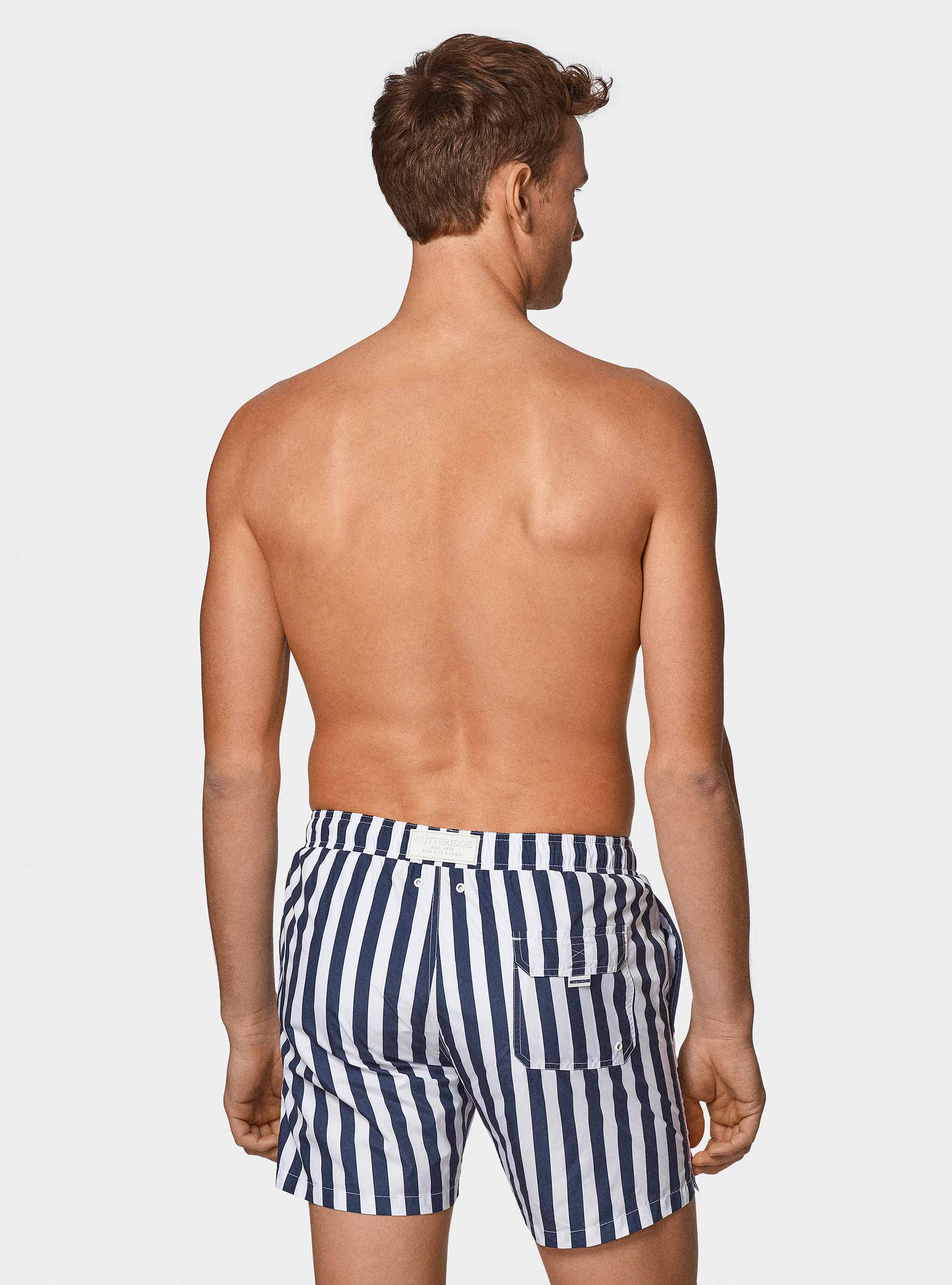 Costume da bagno riga larga, BLU NAVY