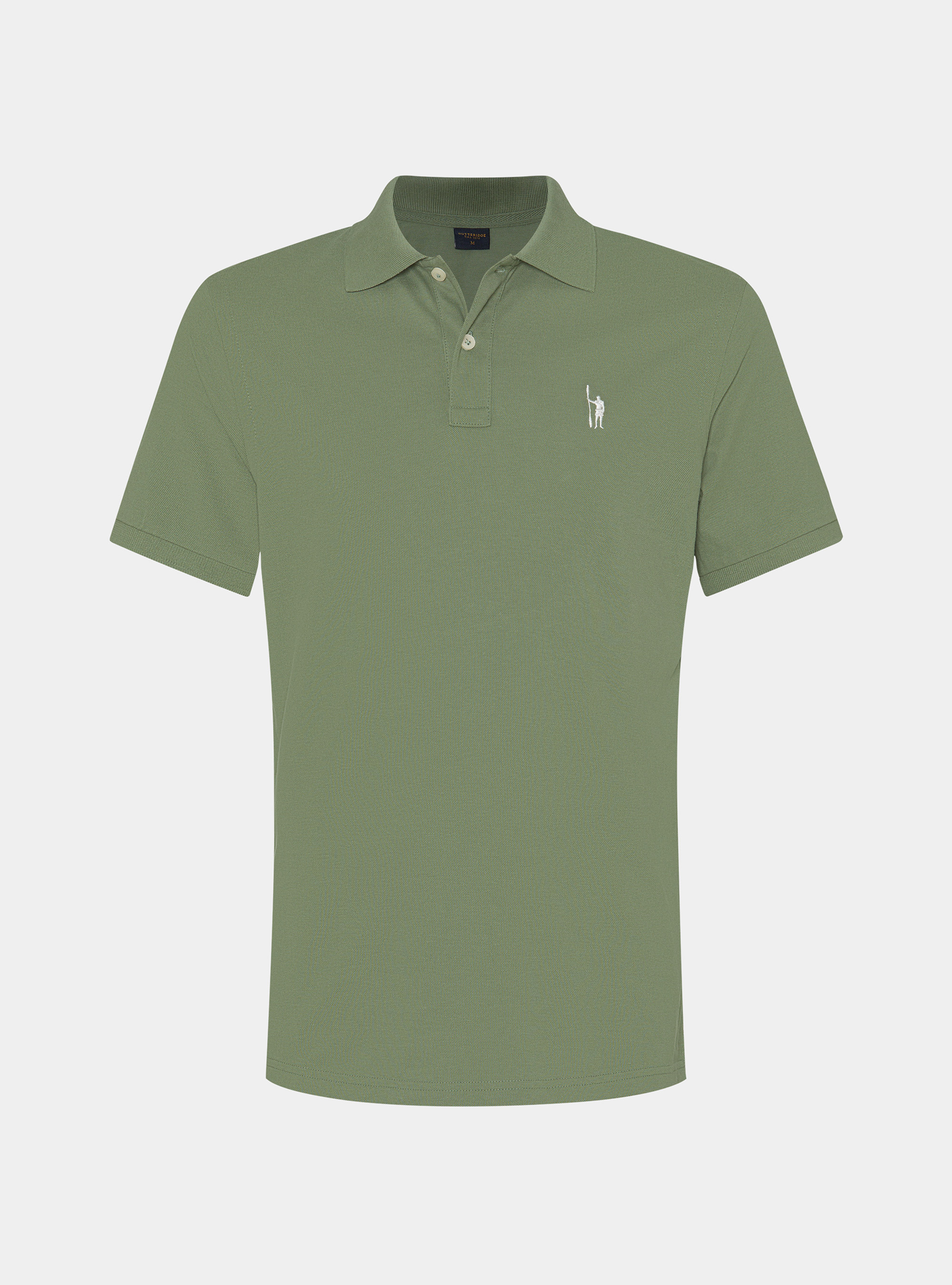Polo classica in piquet, VERDE SALVIA 0604C