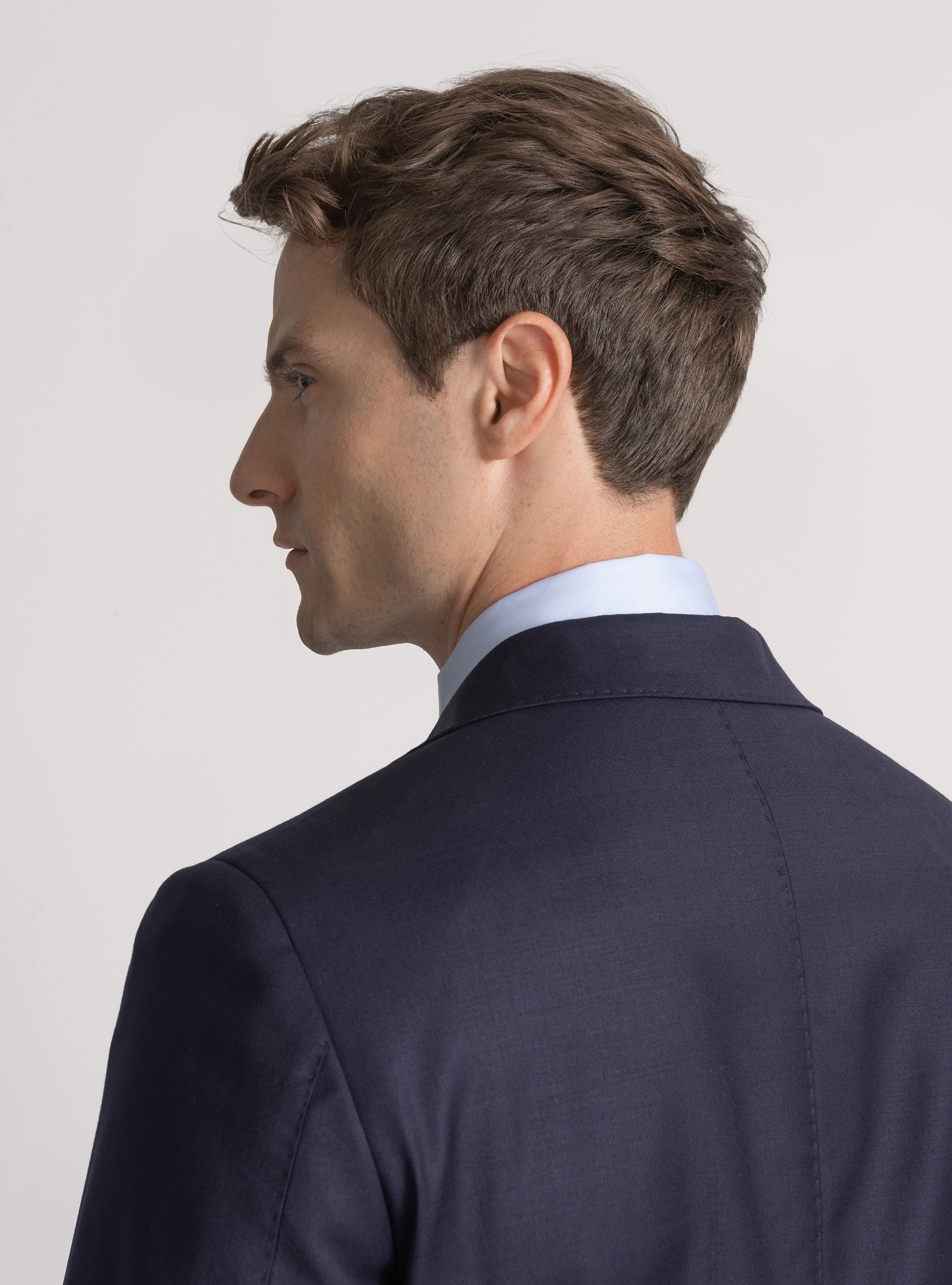 Giacca per abito in pura lana superfine 120's, BLU NAVY