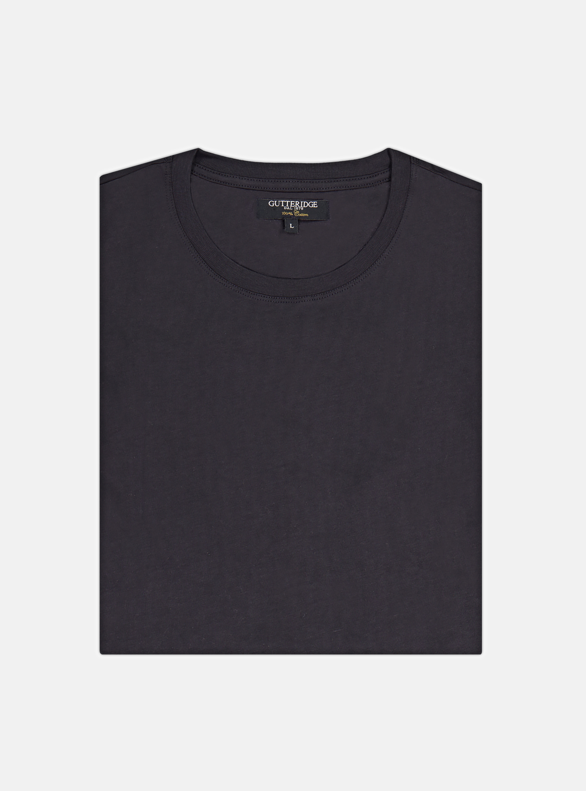 Tshirt mezza manica in jersey di cotone, BLU NAVY