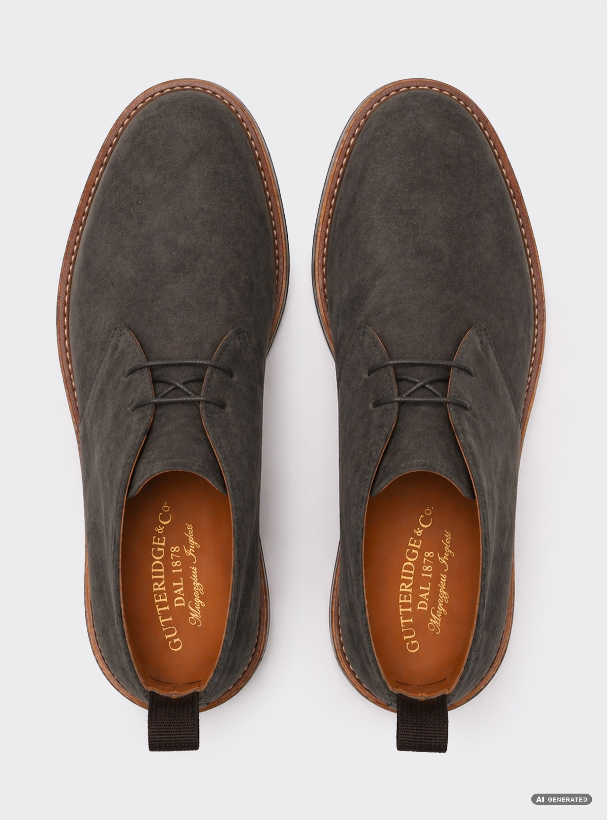 Polacchini in suede, ASFALTO