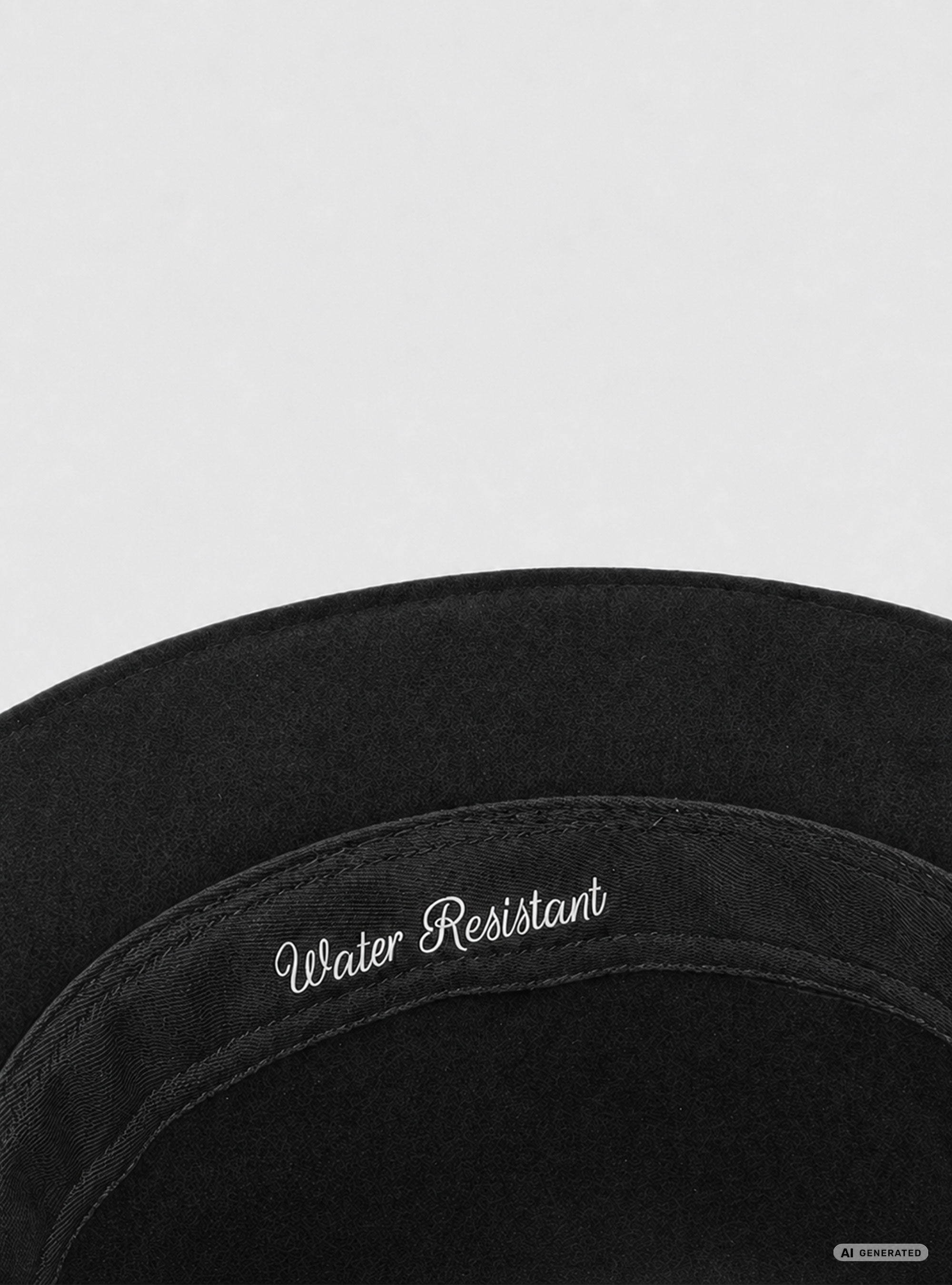 Cappello in lana merino water resistant, NERO