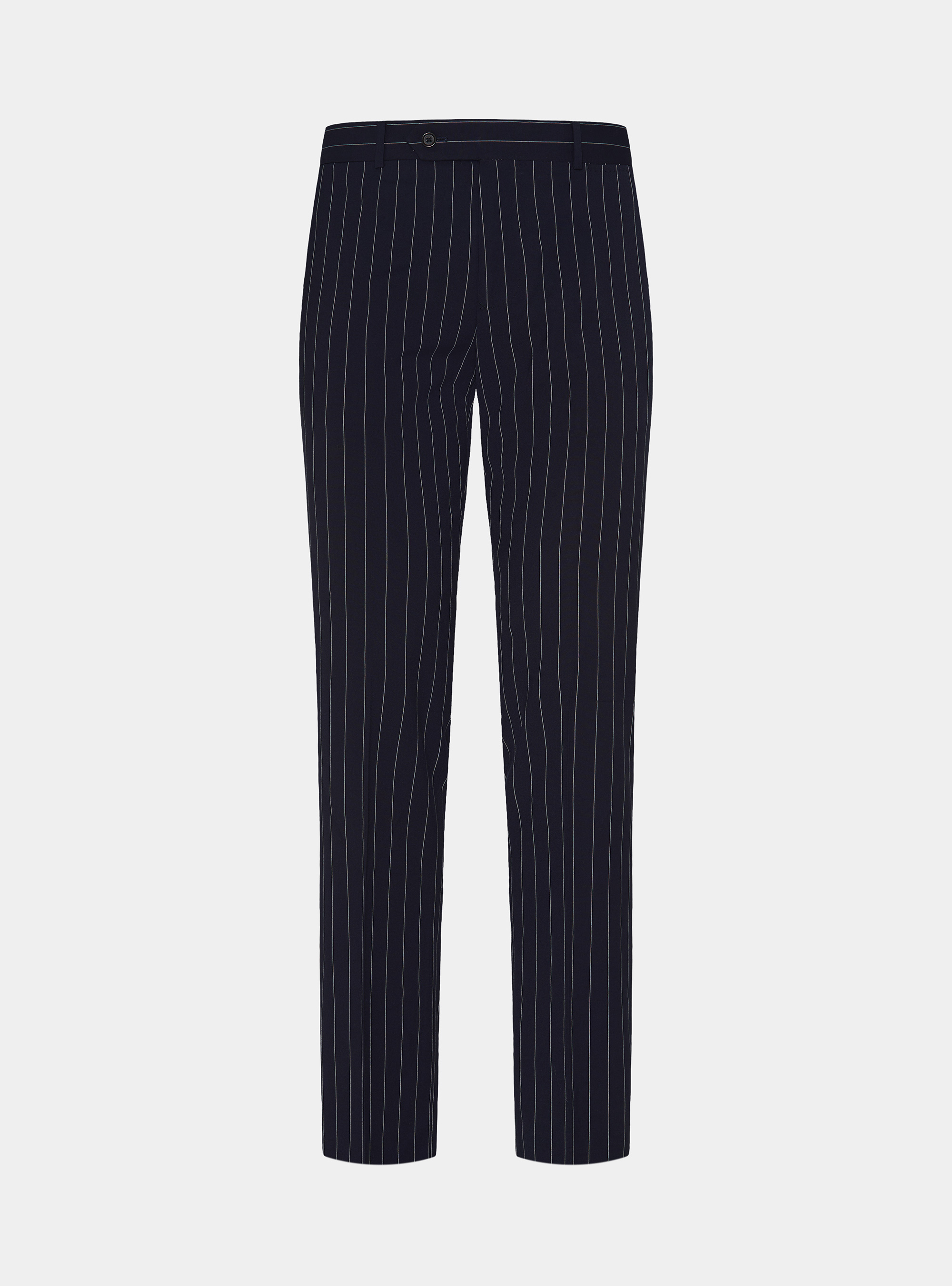 Pantaloni abito gessato, BLU NAVY