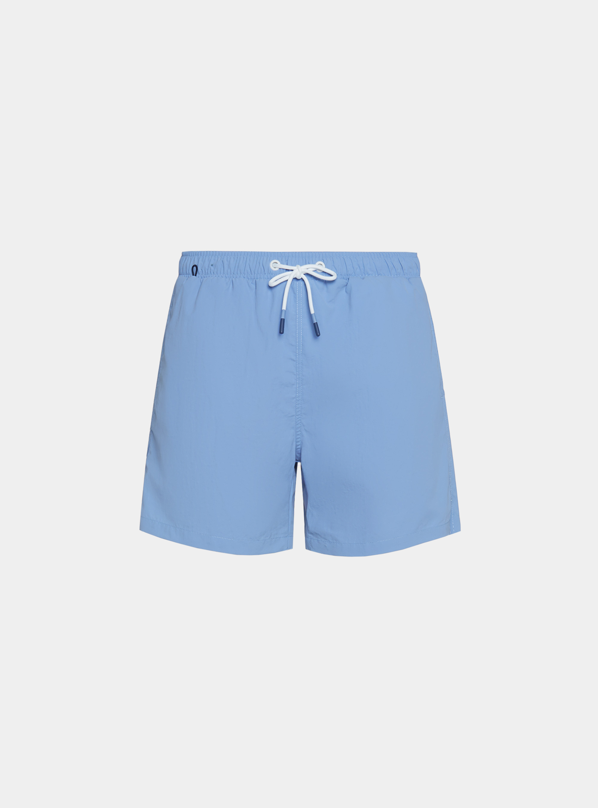 Costume da bagno tinta unita, AZZURRO