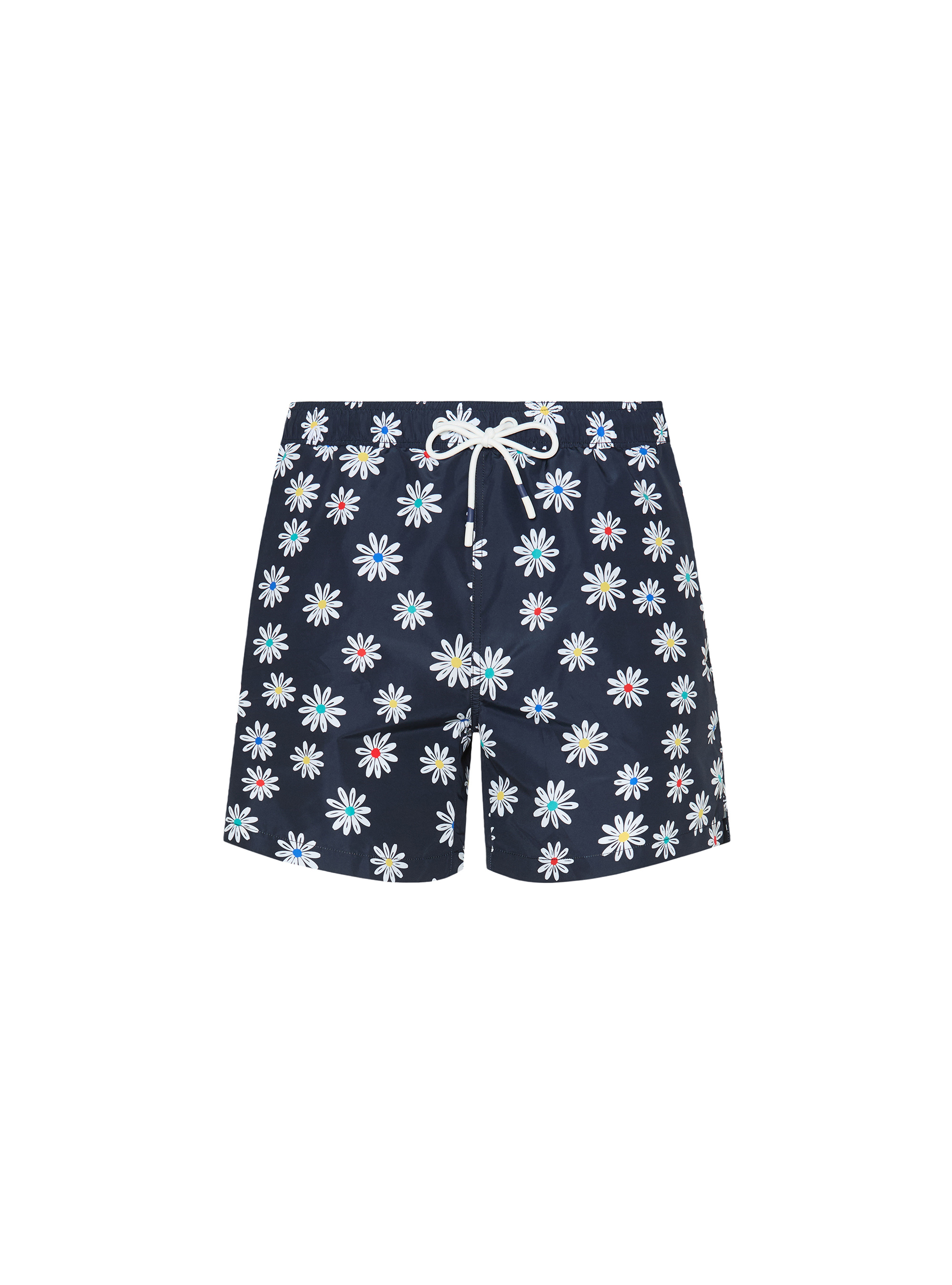 Costume da bagno stampa margherite, BLU NAVY