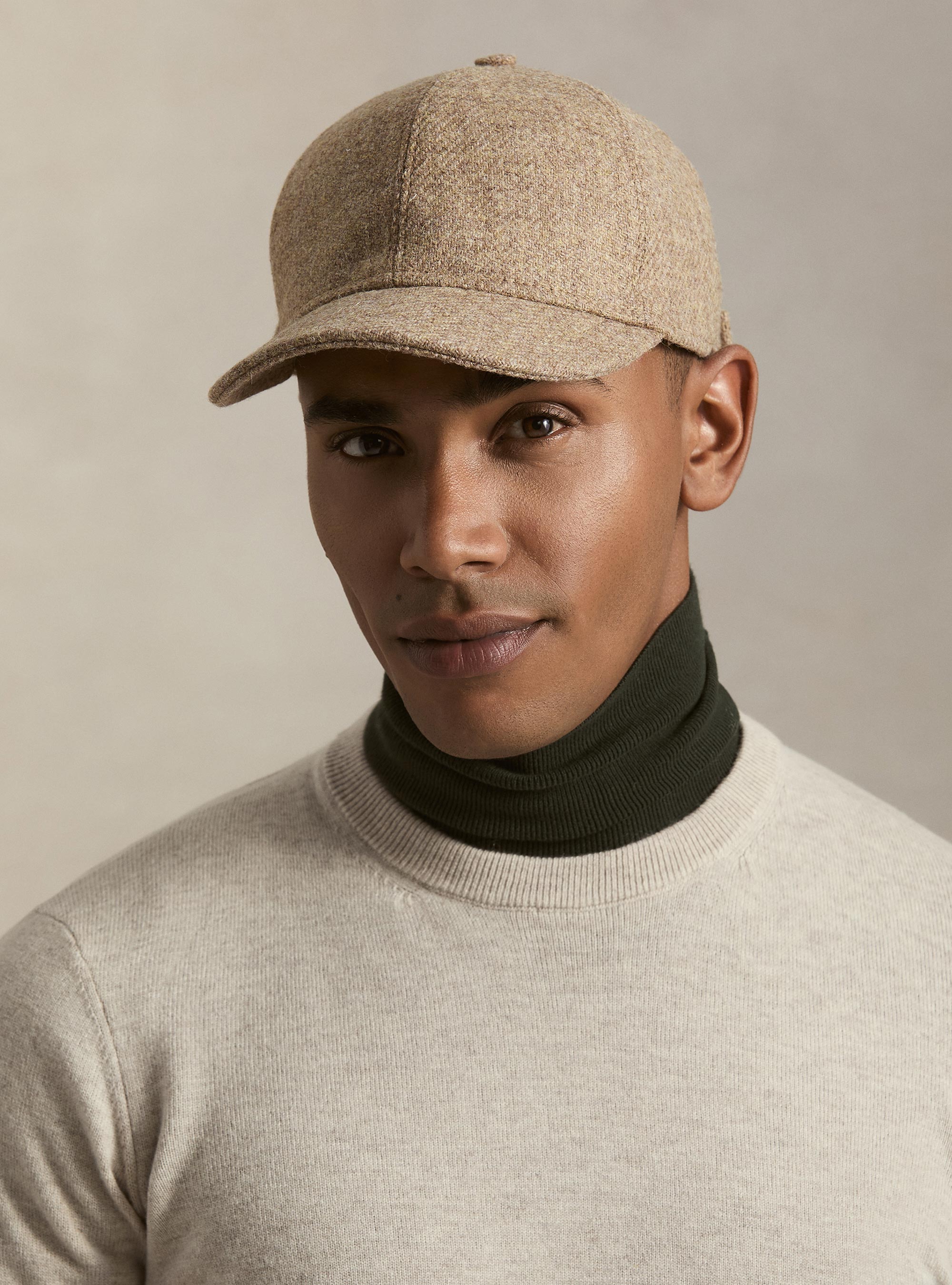Girocollo in maglia in lana e cashmere, ECRU