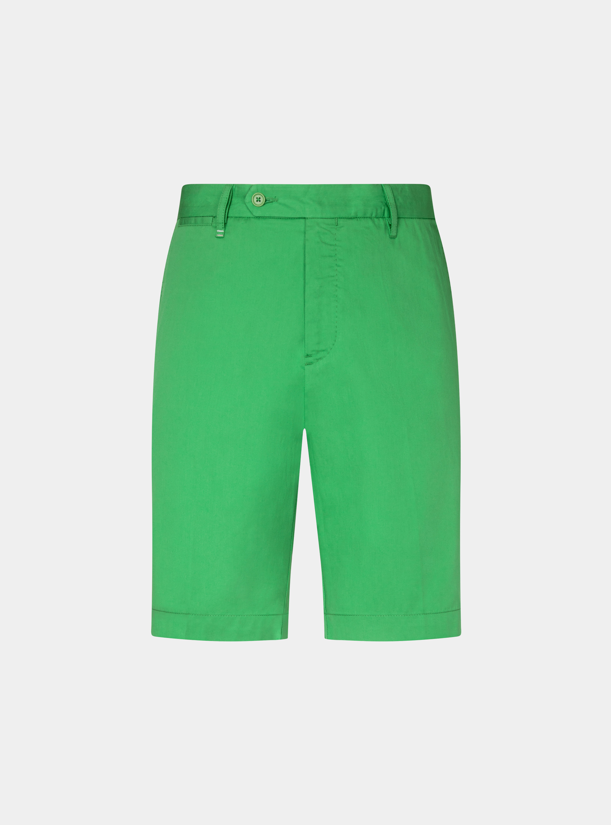 Bermuda in twill leggero, VERDE 0653C