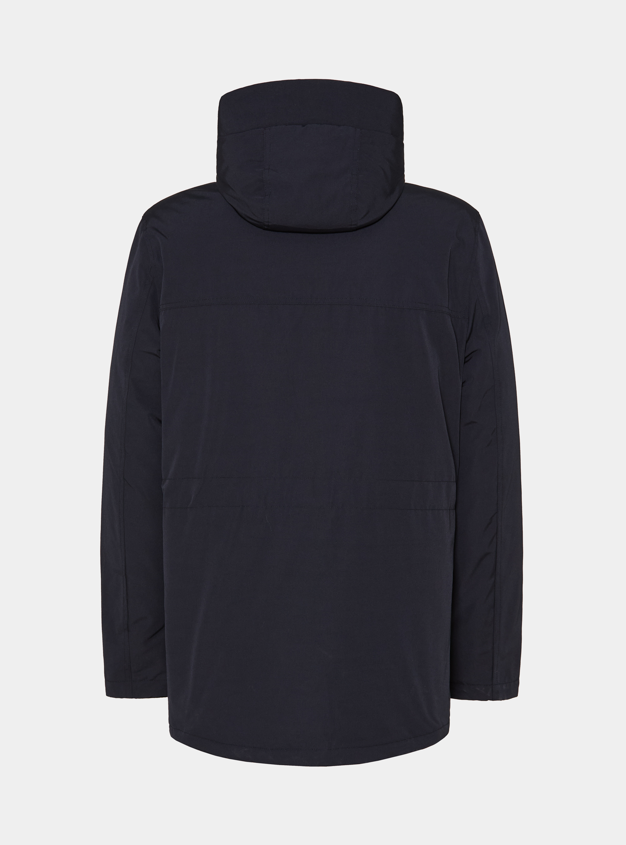 Parka imbottito con cappuccio, BLU NAVY