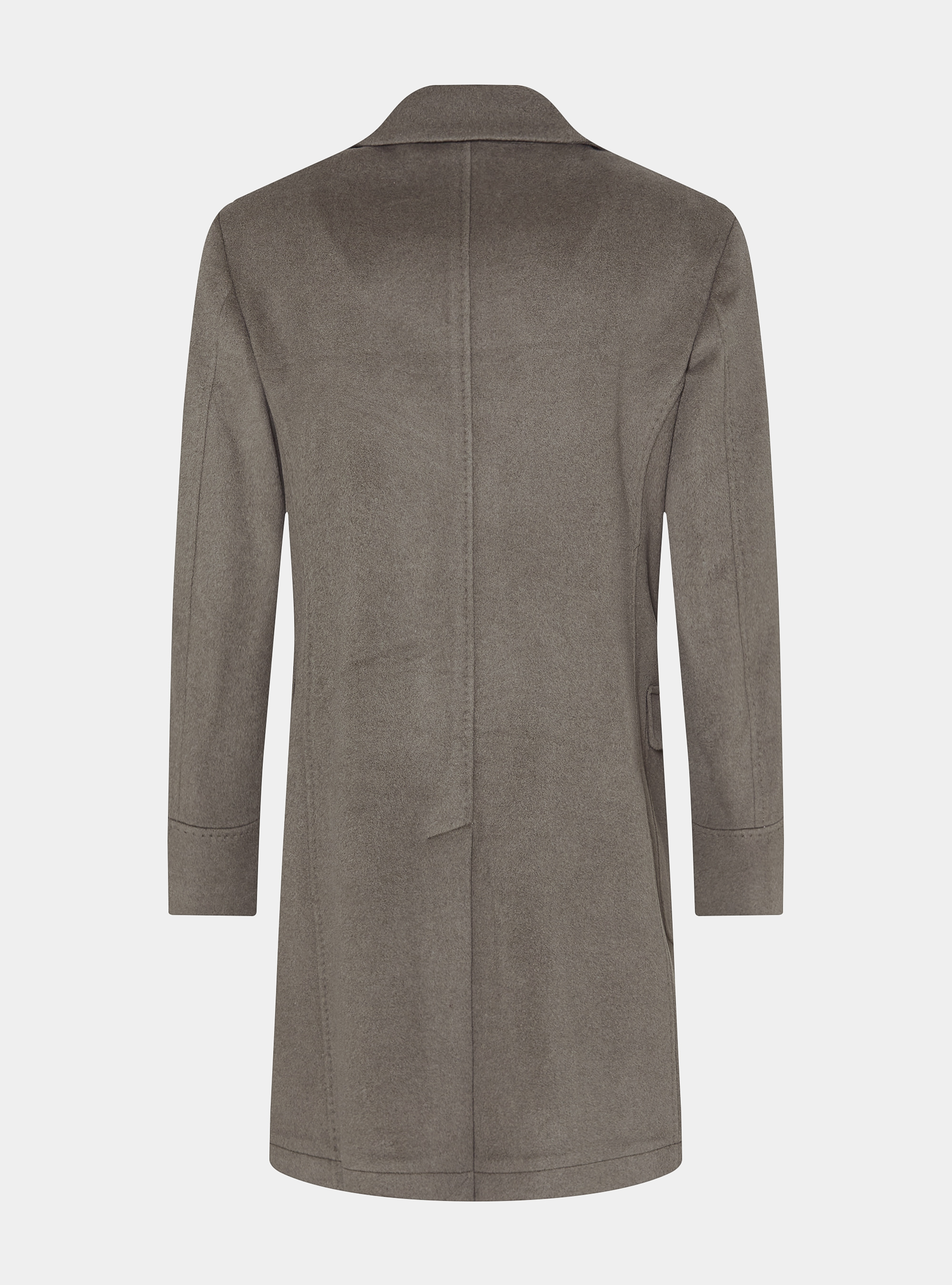 Cappotto doppiopetto in lana cashmere, SALVIA 0602C