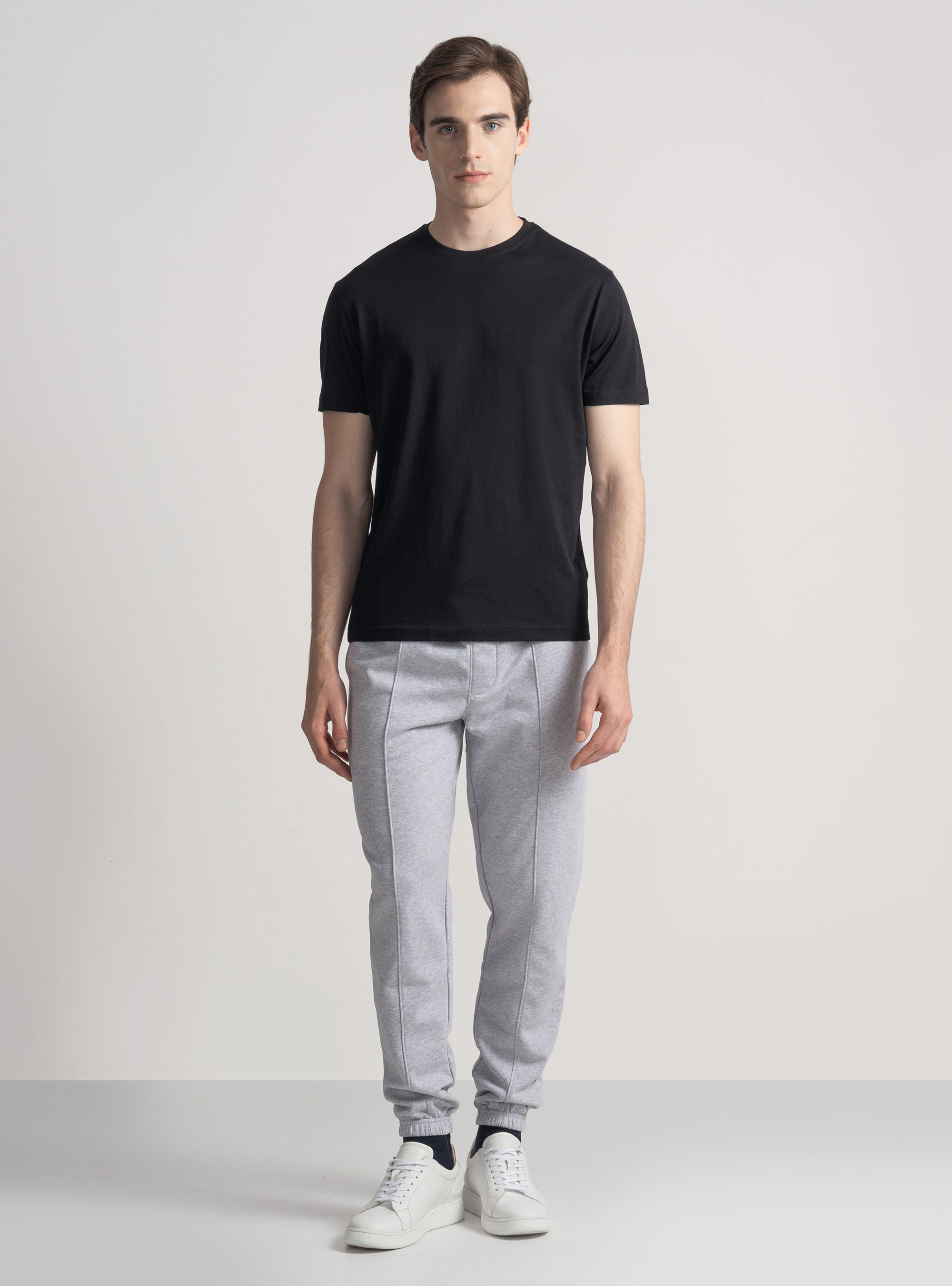 Pantaloni GT01 in felpa, GRIGIO MELANGE 0151C