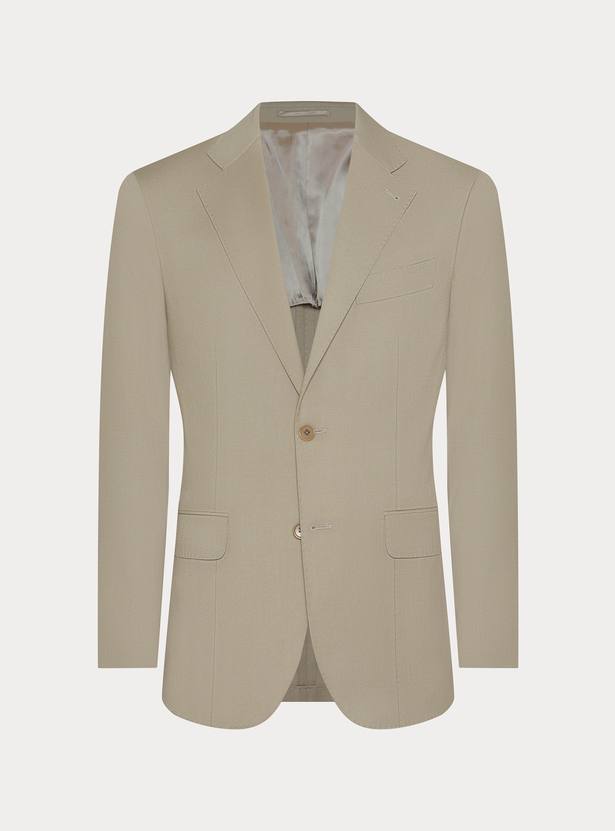 Giacca abito classico slim fit, SABBIA 0591C