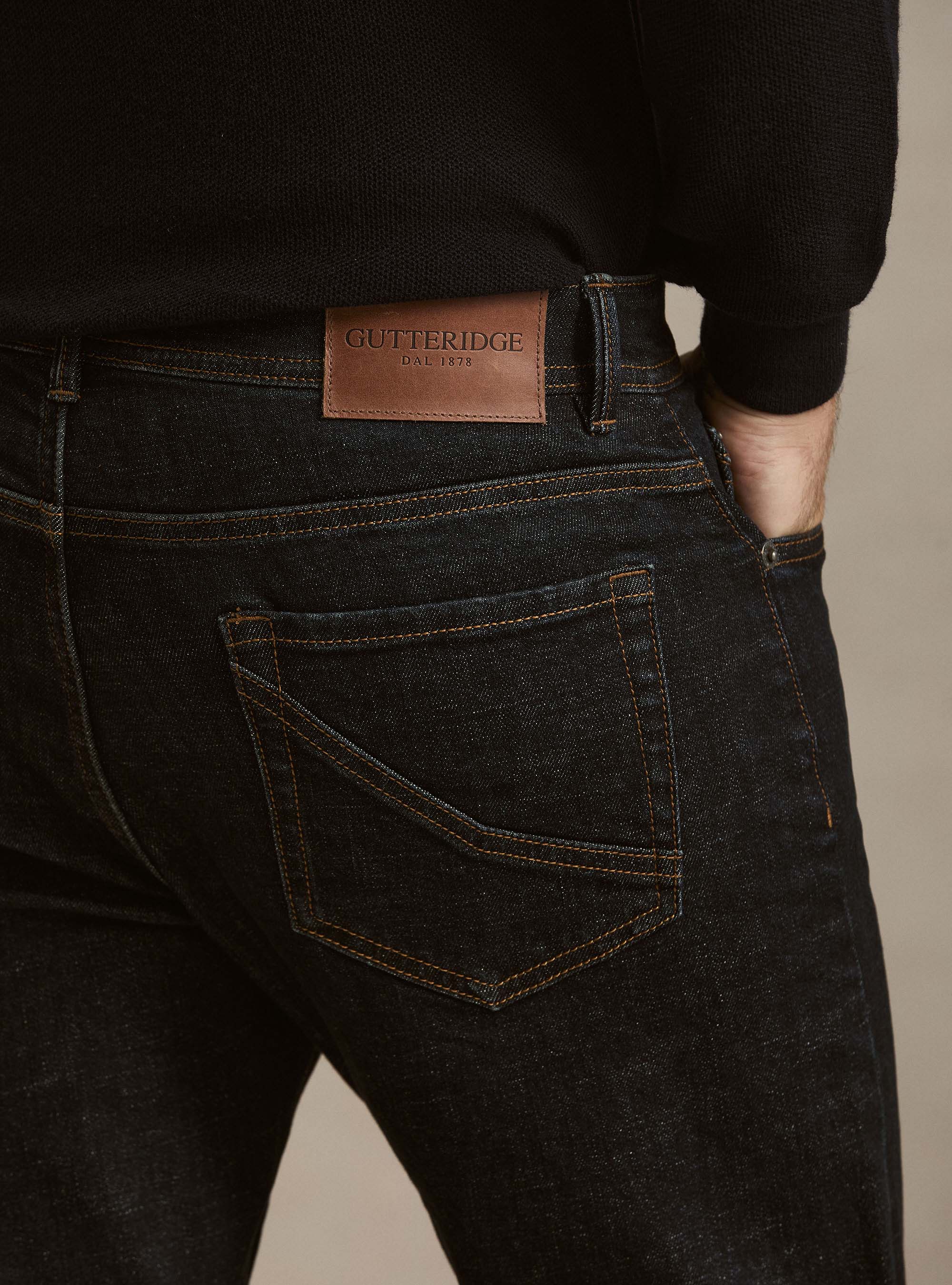 Denim rince wash, BLU NAVY