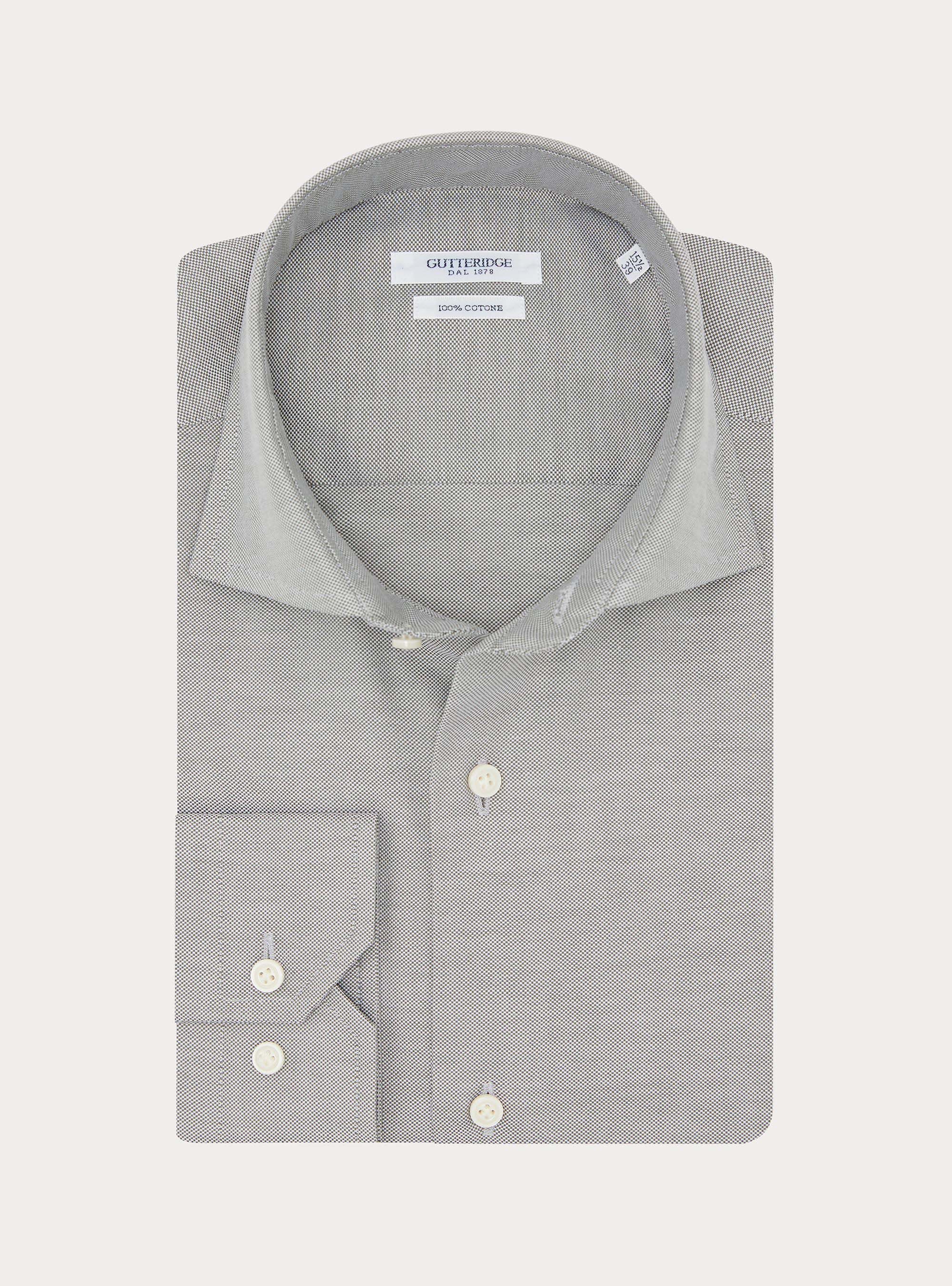 Camicia in cotone oxford, VERDE