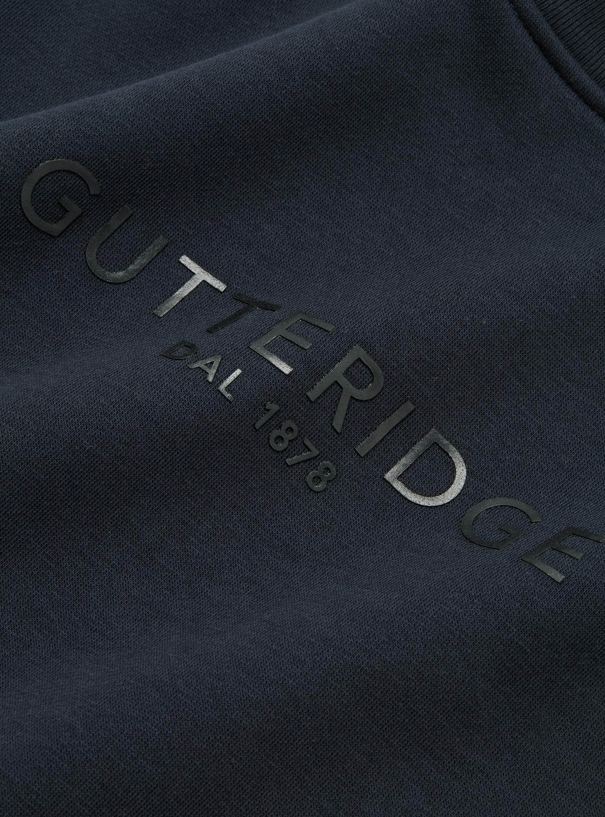 Felpa girocollo con logo GT01, BLU NAVY