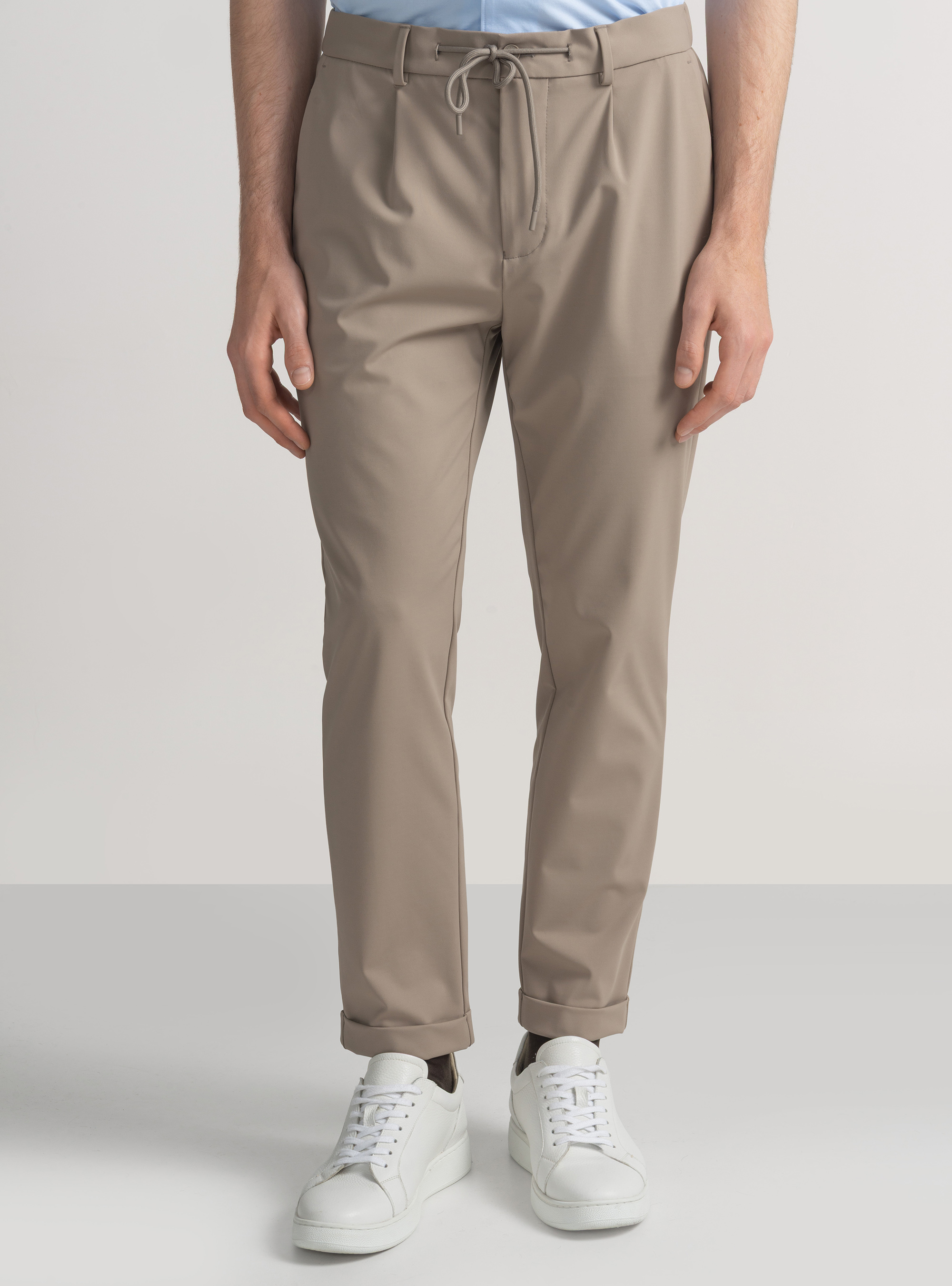 Pantaloni GT01 in nylon elasticizzato, FANGO
