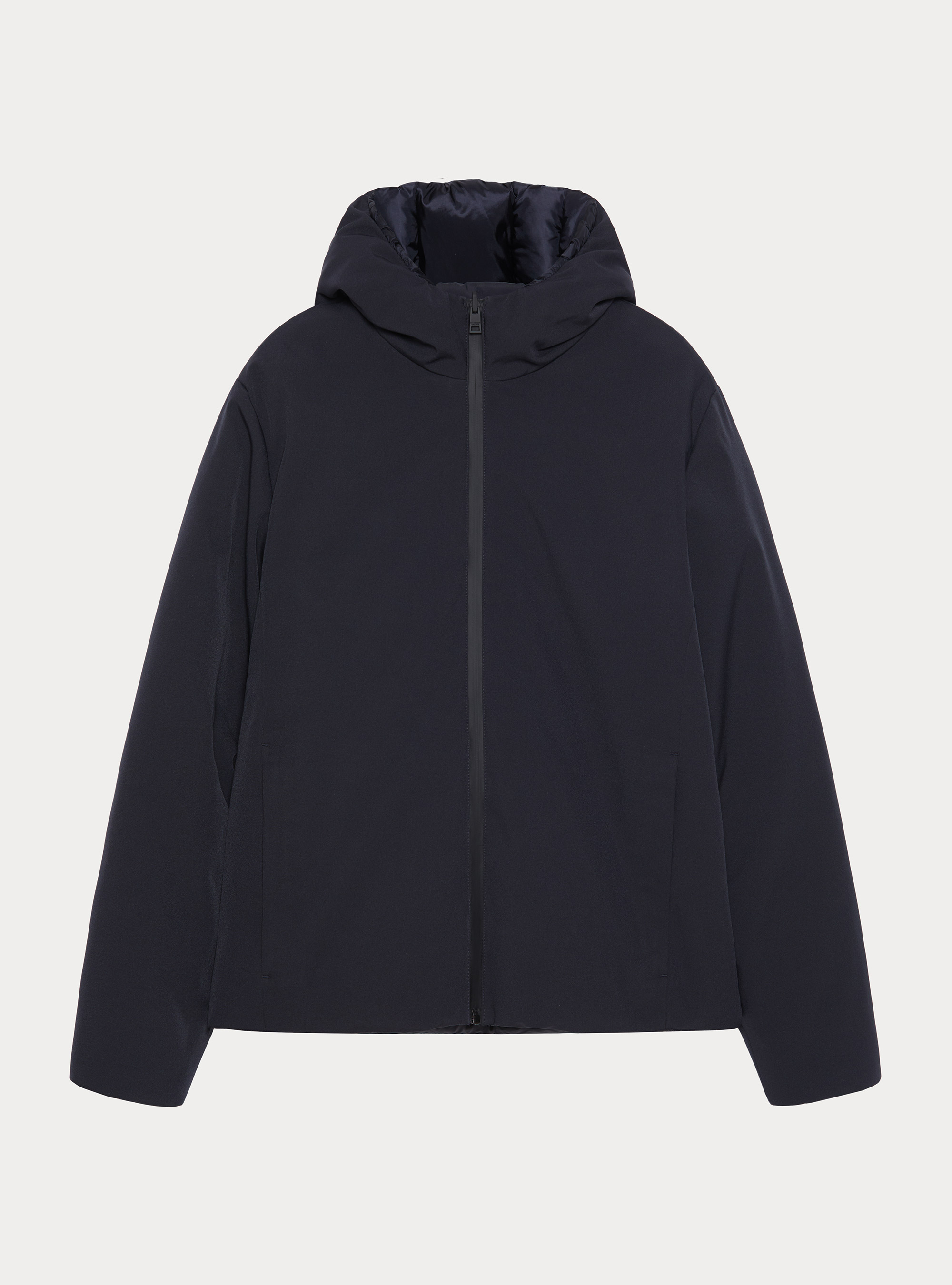 Bomber reversibile con cappuccio, BLU NAVY