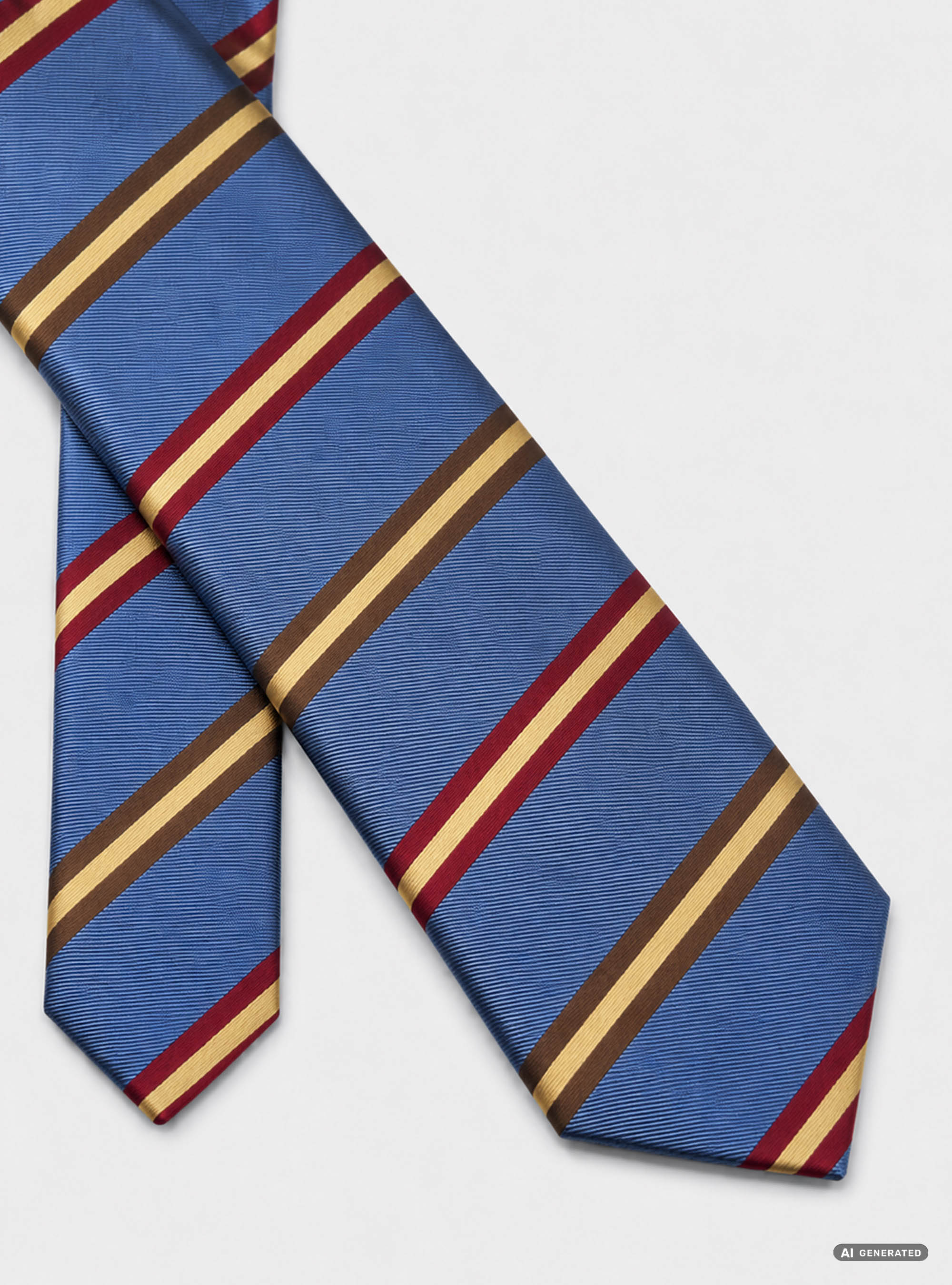 Cravatta in twill di seta rigata, INCHIOSTRO